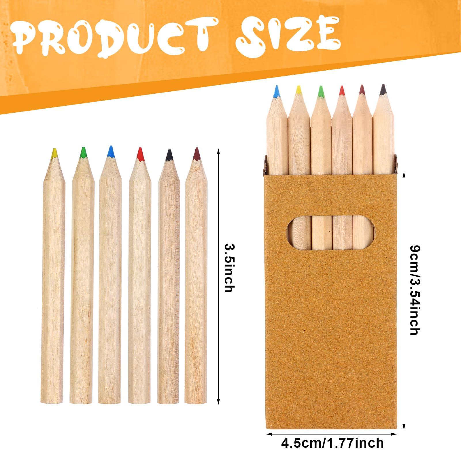 TBoxBo 150Packs/900Pcs Colored Pencils Bulk Mini Drawing Pencils Set for Kids, 3.5inch Short Fat Color Pencils for Adult Coloring Books, Classroom School Drawing Birthday Wedding Party Favors - Image 3