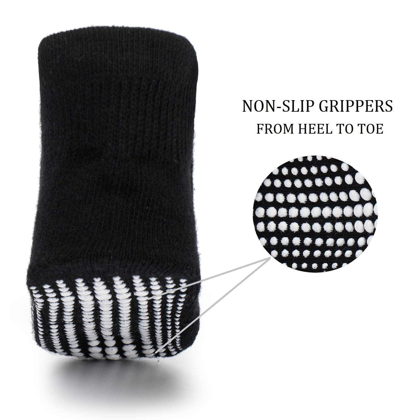 Zaples Baby Non Slip Grip Ankle Socks with Non Skid Soles for Infants Toddlers Kids Boys Girls - Image 3