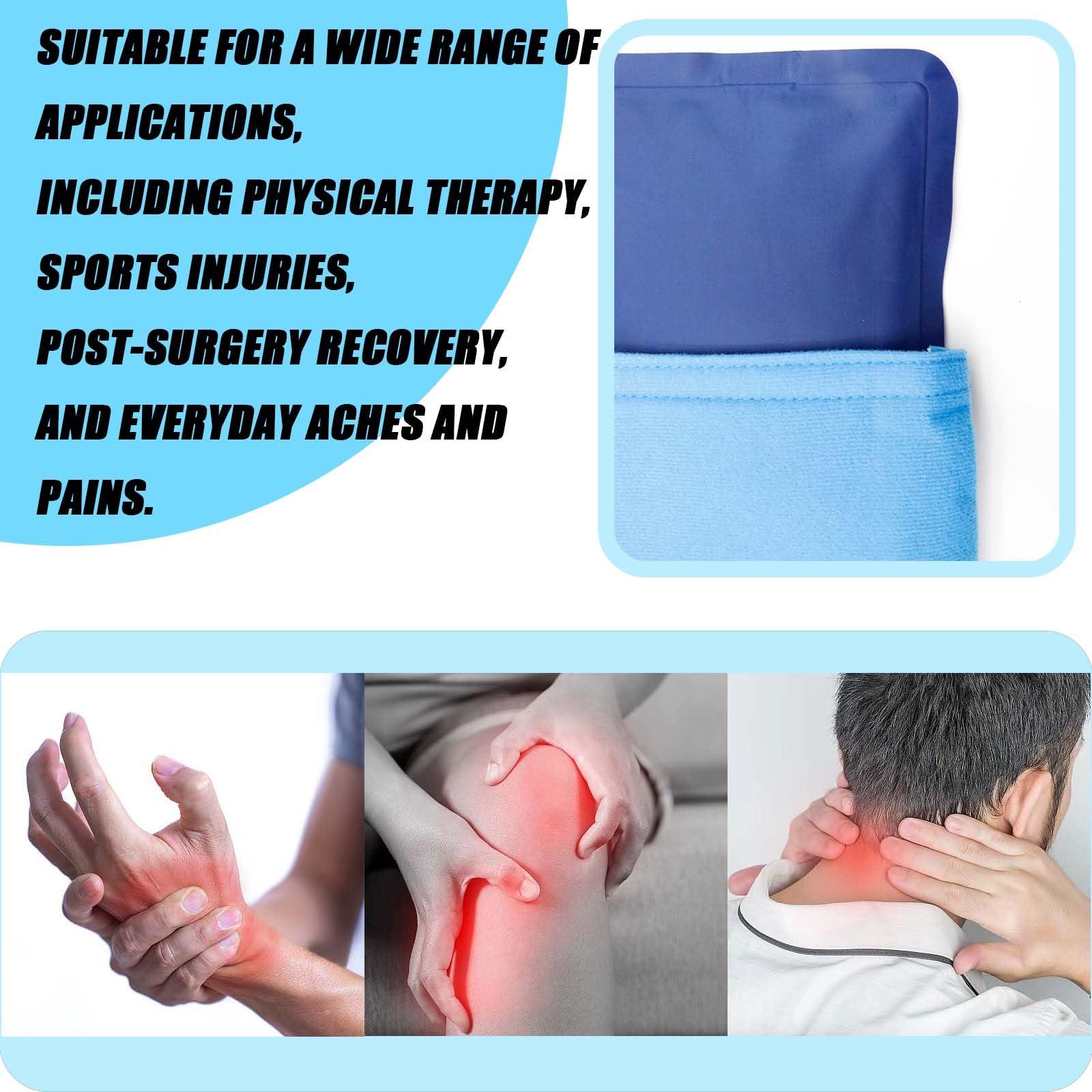 Reusable Ice Packs, Adjustable Cold & Hot Gel Packs, Contour to Body Parts for Injury Recovery of Back, Shoulders, Arms, Knees, and Legs (with Two Replaceable Gel Ice Packs) - Image 6