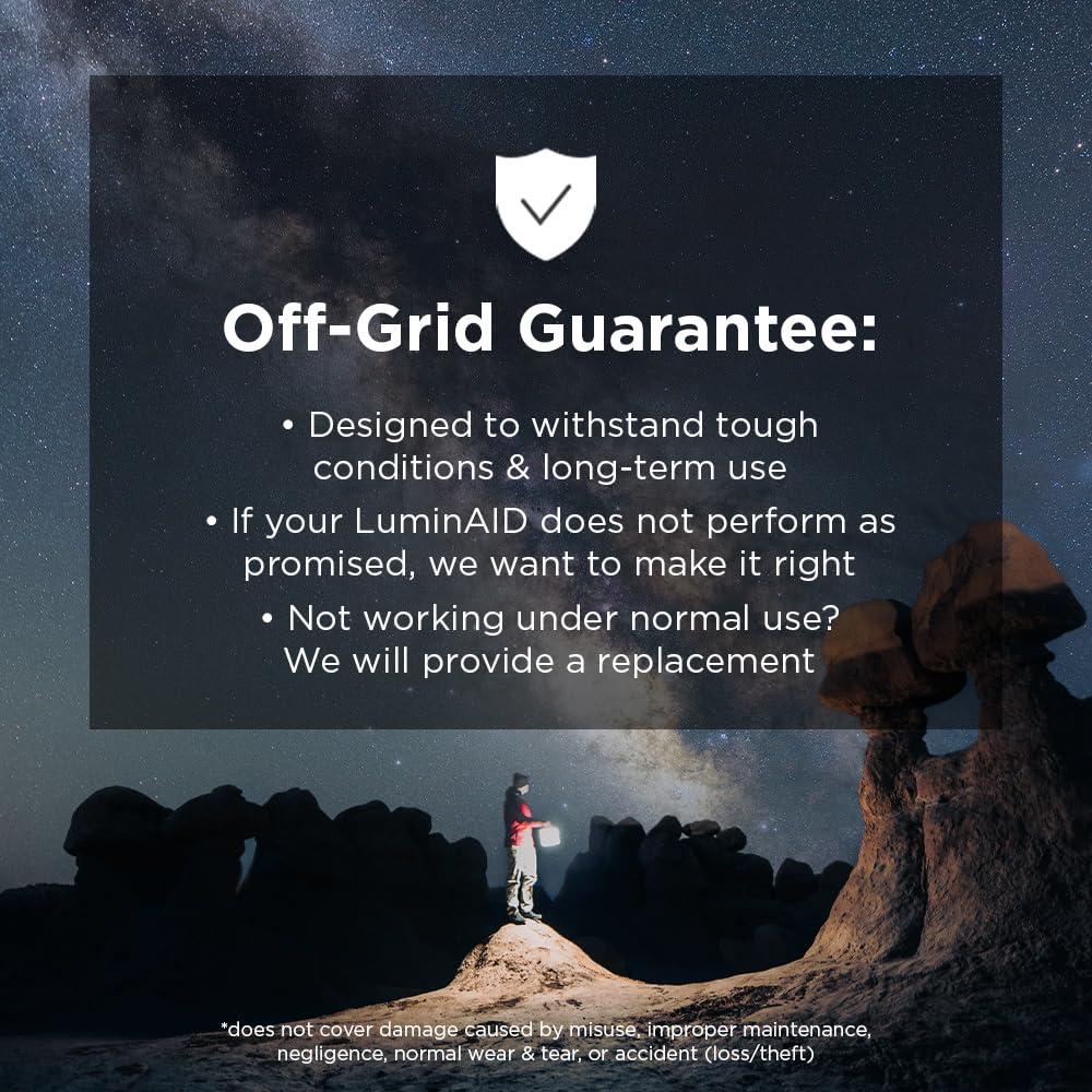 LuminAID Max Quick Inflate 2-in-1 Solar Camping Lantern and Phone Charger - Rechargeable LED Lamp for Camping, Hiking & Travel - Waterproof Emergency Light for Power Outages, Hurricane, Survival Kits - Image 5