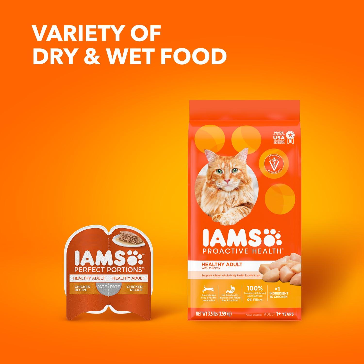 IAMS Proactive Health Healthy Adult Dry Cat Food with Chicken, 22 lb. Bag - Image 11