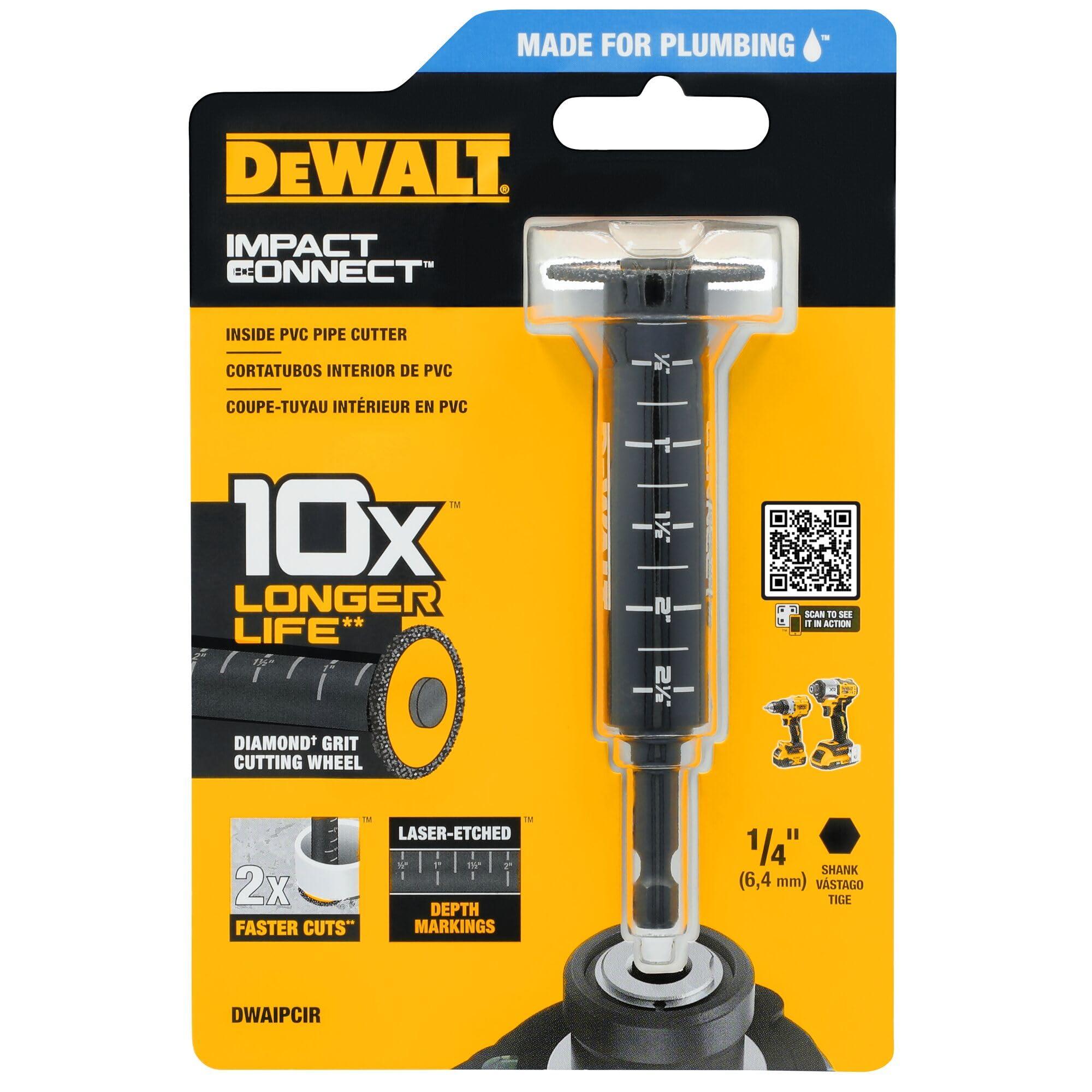 DEWALT Impact Connect Pipe Cutter, PVC Cutter, Diamond Grit Cutting Wheel (DWAIPCIR) - Image 10