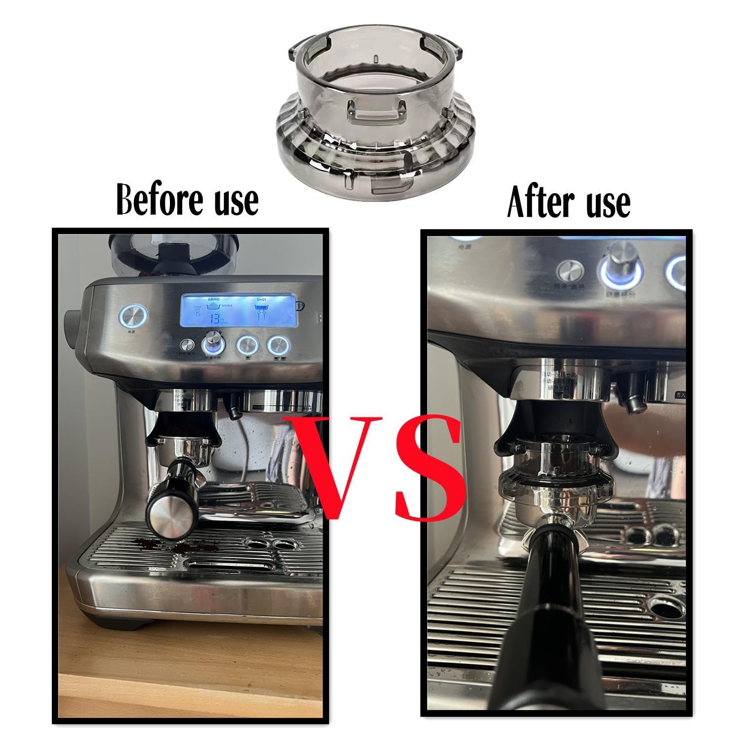 54mm Dosing Funnel for Breville Barista Portafilters, Compatible Breville 8series Barista and Bambino Espresso Machines Dosing Funnel, Grey - Image 4