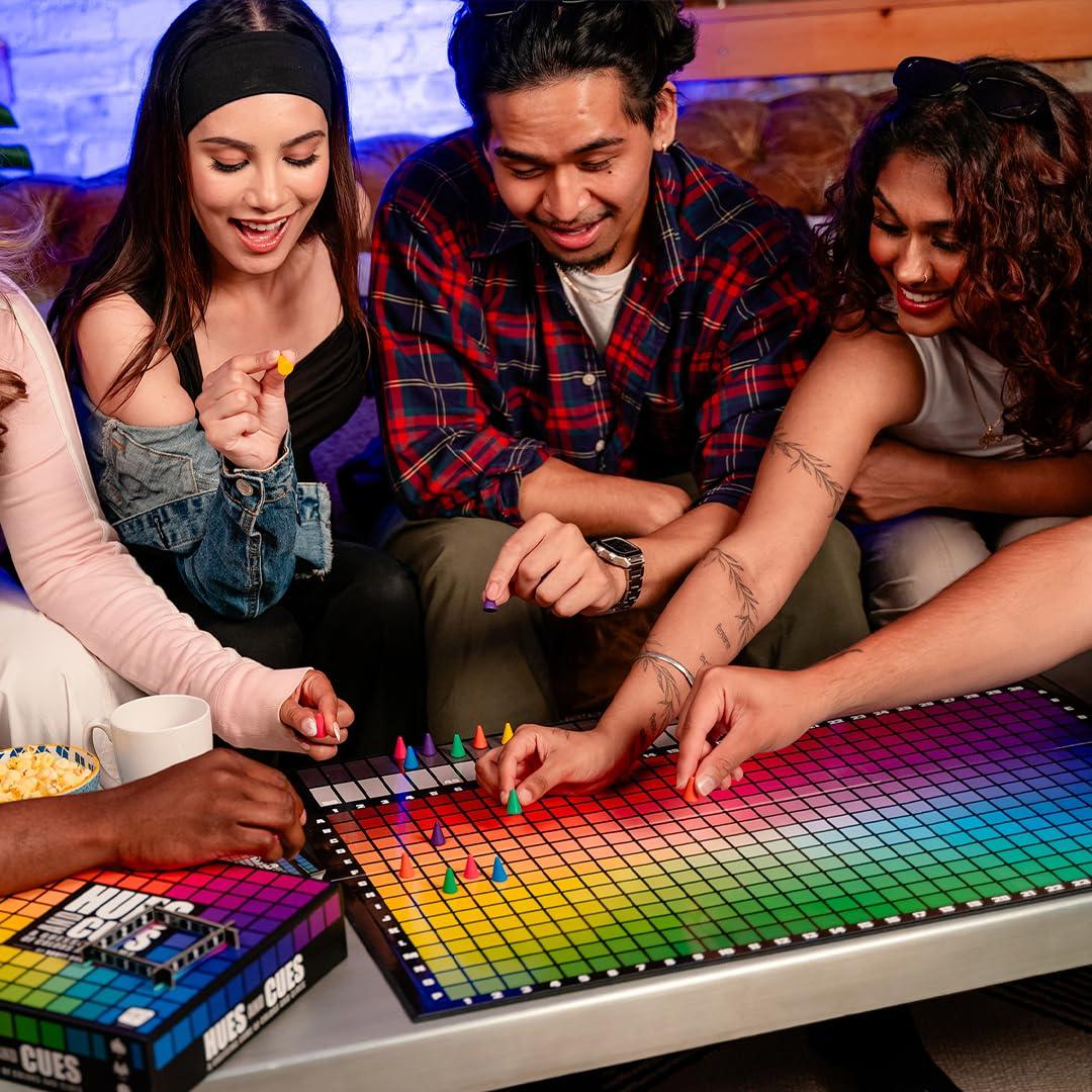 HUES and CUES - Vibrant Color Guessing Board Game for 3-10 Players Ages 8+, Connect Clues and Guess from 480 Color Squares - Image 7