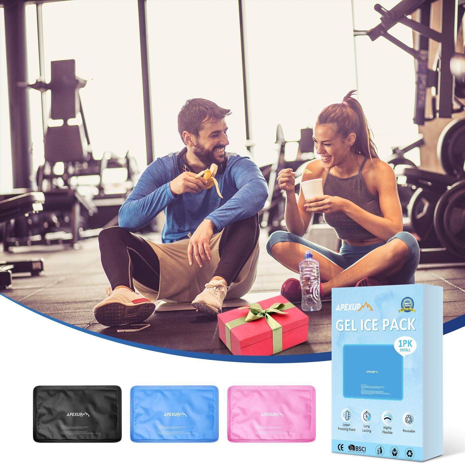 APEXUP Gel Ice Packs for Injuries Reusable, Flexible Double Sided Cold Packs for Injuries, Ice Pack for Knee, Shoulder, Back, Hip, Leg, Arm (Blue, S, 1PK) - Image 8