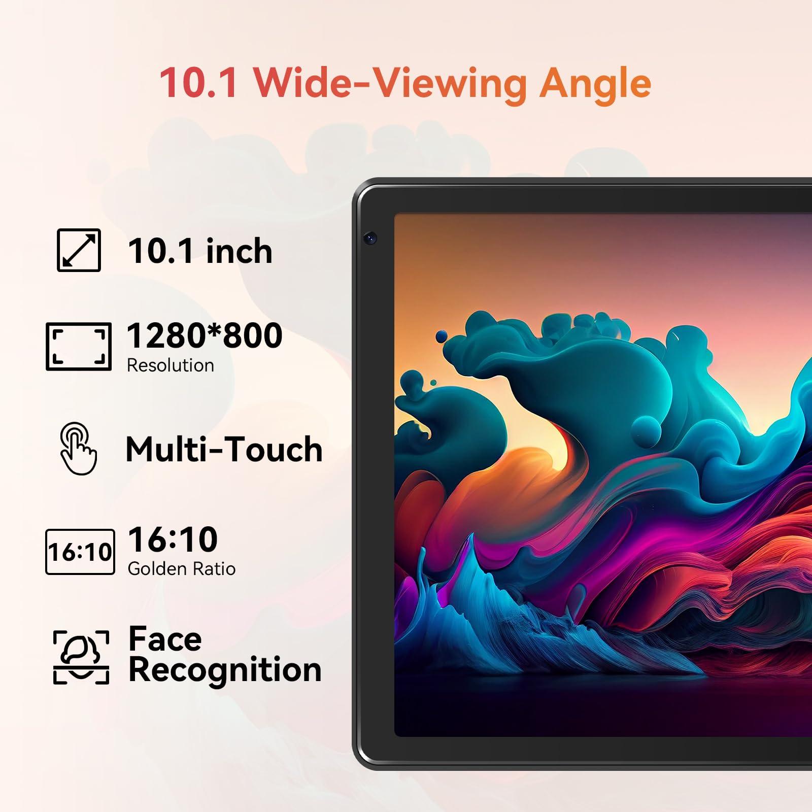 Tablet,10.1" Android Tablet with Octa-core Processor 10GB RAM 128GB ROM HD IPS Touchscreen 8H Battery, Wi-Fi 6, BT 5.0, Dual Camera, Google Tablets 2025 - Image 6