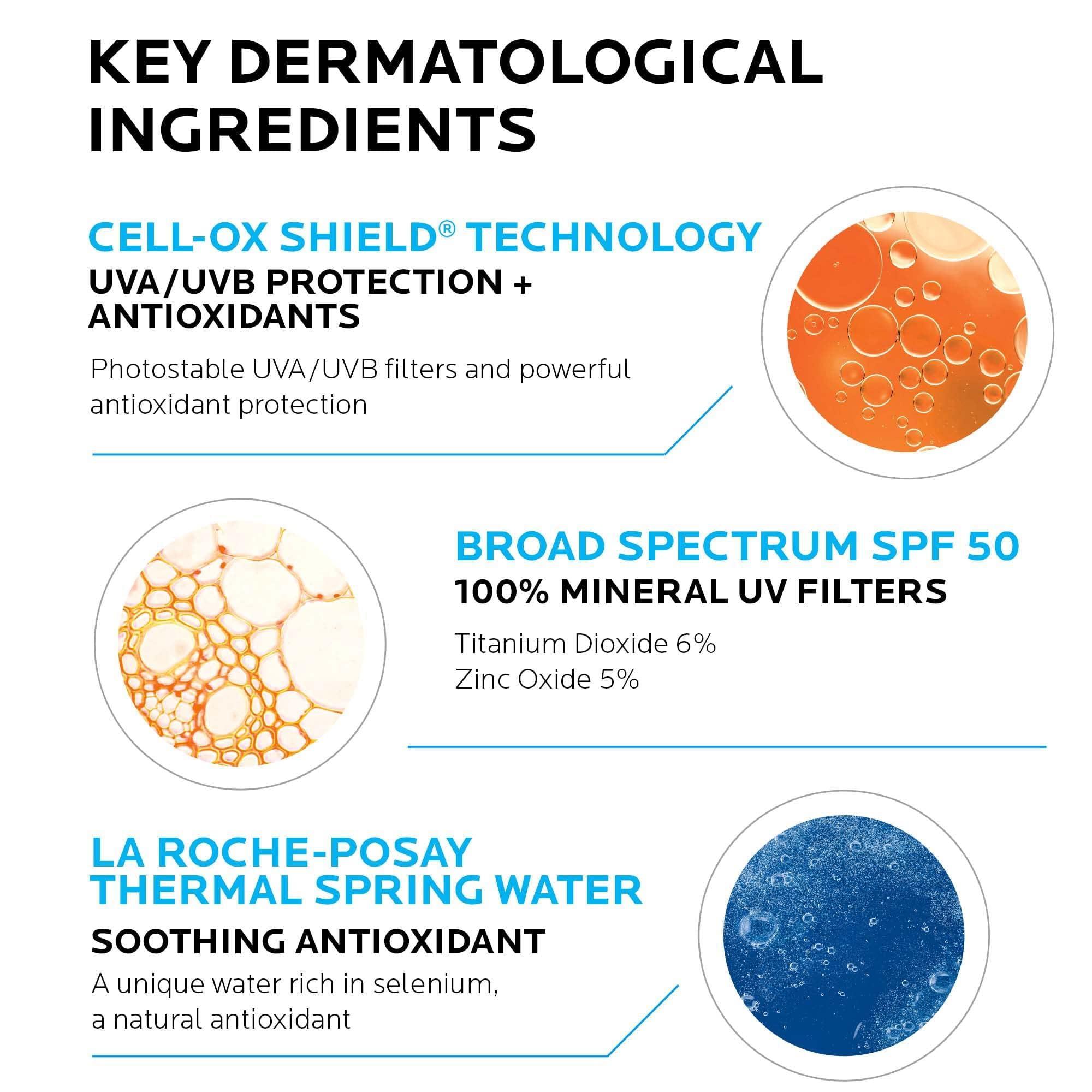 La Roche-Posay Anthelios Sunscreen SPF 50, Ultra-Light Fluid Broad Spectrum SPF 50, Face Sunscreen with Titanium Dioxide Mineral, Lightweight & Fast-Absorbing, Oil-Free, Matte Finish - Image 5