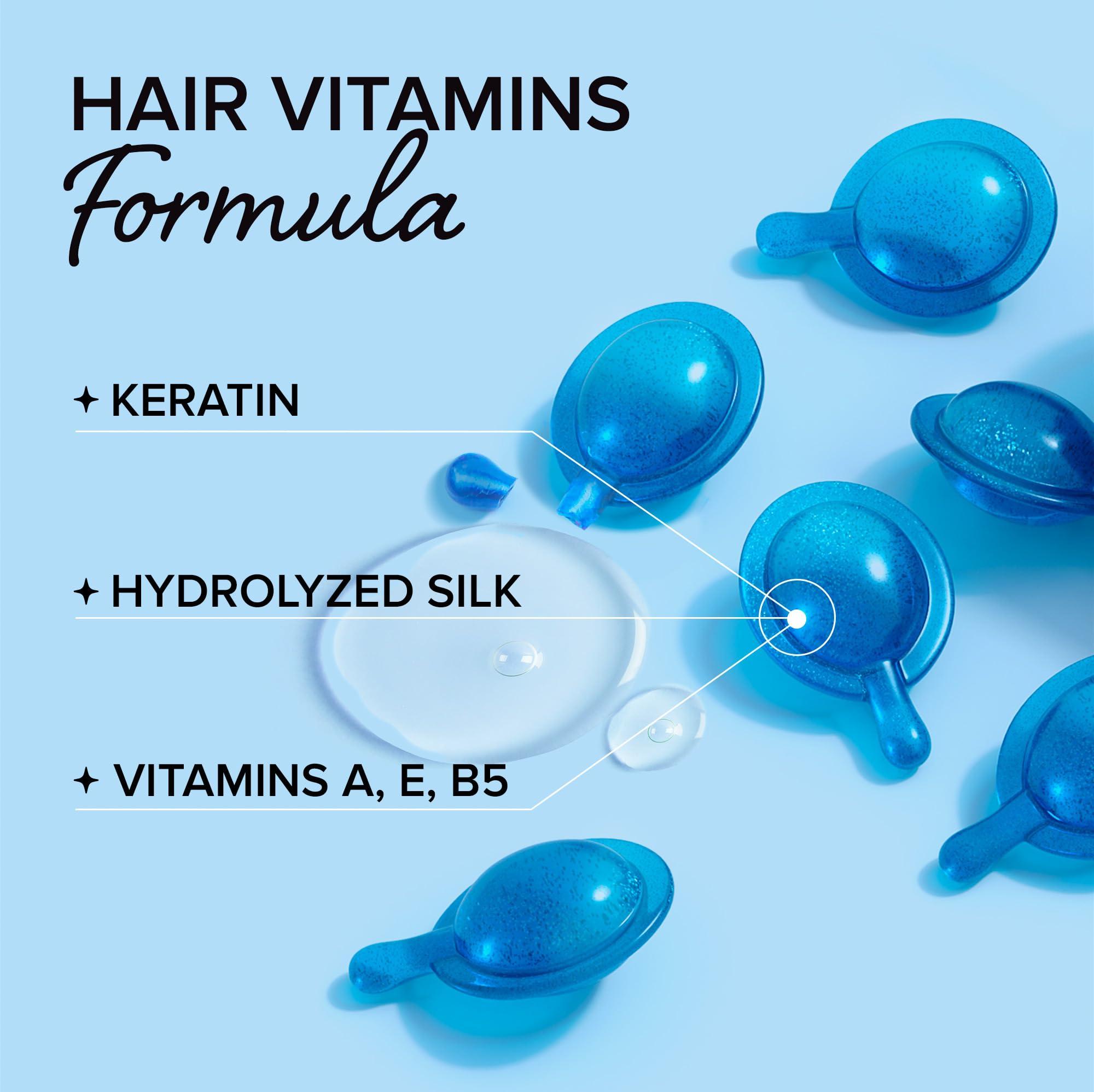 MAREE Hair Oil for Frizzy - Hair Vitamins A, E & B Keratin Styling Capsules with Jojoba & Argan Oil - Anti Frizz Serum for Women - Frizzy, Damaged, Dry and Curly - Sérum Gotas & Aceite Para el Cabello - Image 4