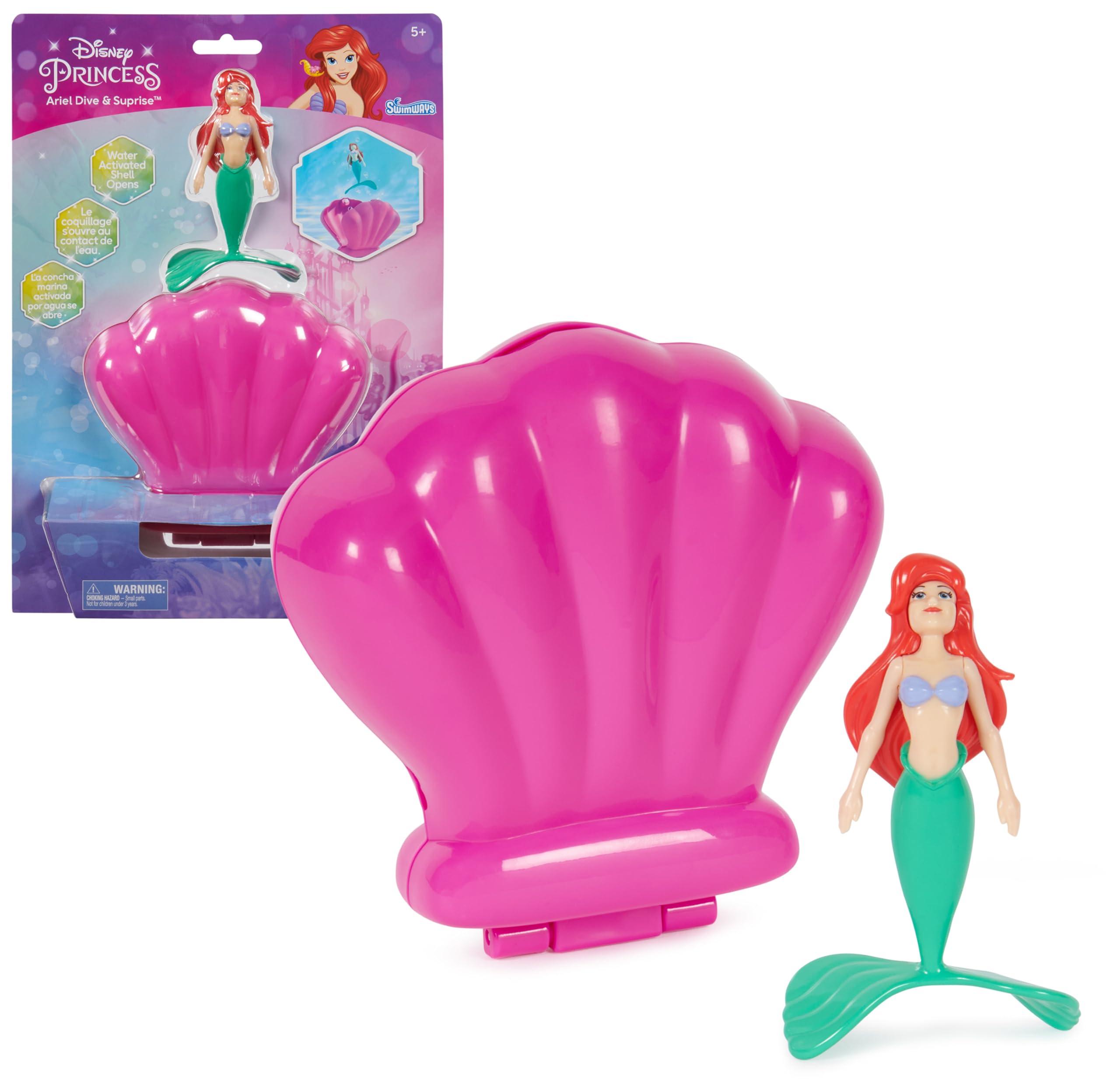 Swimways Disney Princess Ariel Dive Characters 3-Pack, Swimming Pool Accessories & Kids Pool Toys, Pool Party Supplies & Water Toys for Kids Aged 5 & Up