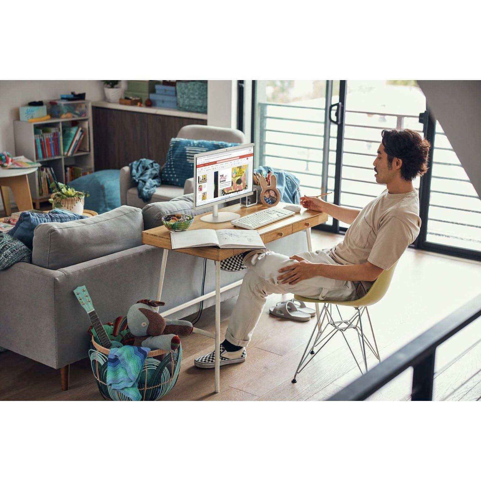 HP 22" All-in-One Desktop Computer for Home and School, Intel Quad-Core Processor (Beat i3-1110G4), FHD Display, 32GB DDR5 RAM, 640GB Storage, WiFi 6, Bluetooth, Business AIO, Windows 11 Pro, AZ-XUT - Image 9