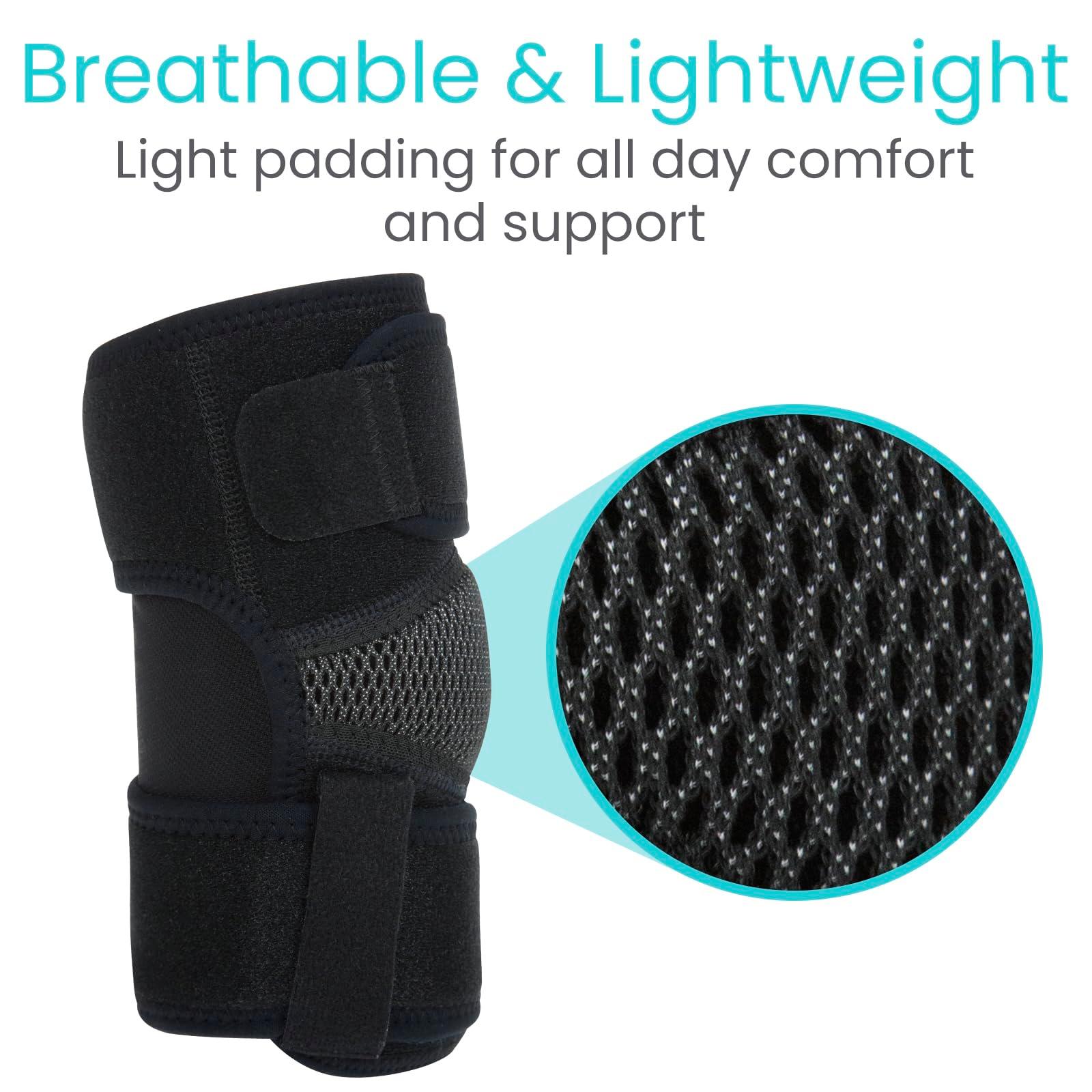 Vive Elbow Brace - Tennis Compression Sleeve - Wrap for Golfers, Bursitis, Left or Right Arm - Tendonitis Support Strap for Golf, Men and Women - Epicondylitis and Sports Recovery - Image 4