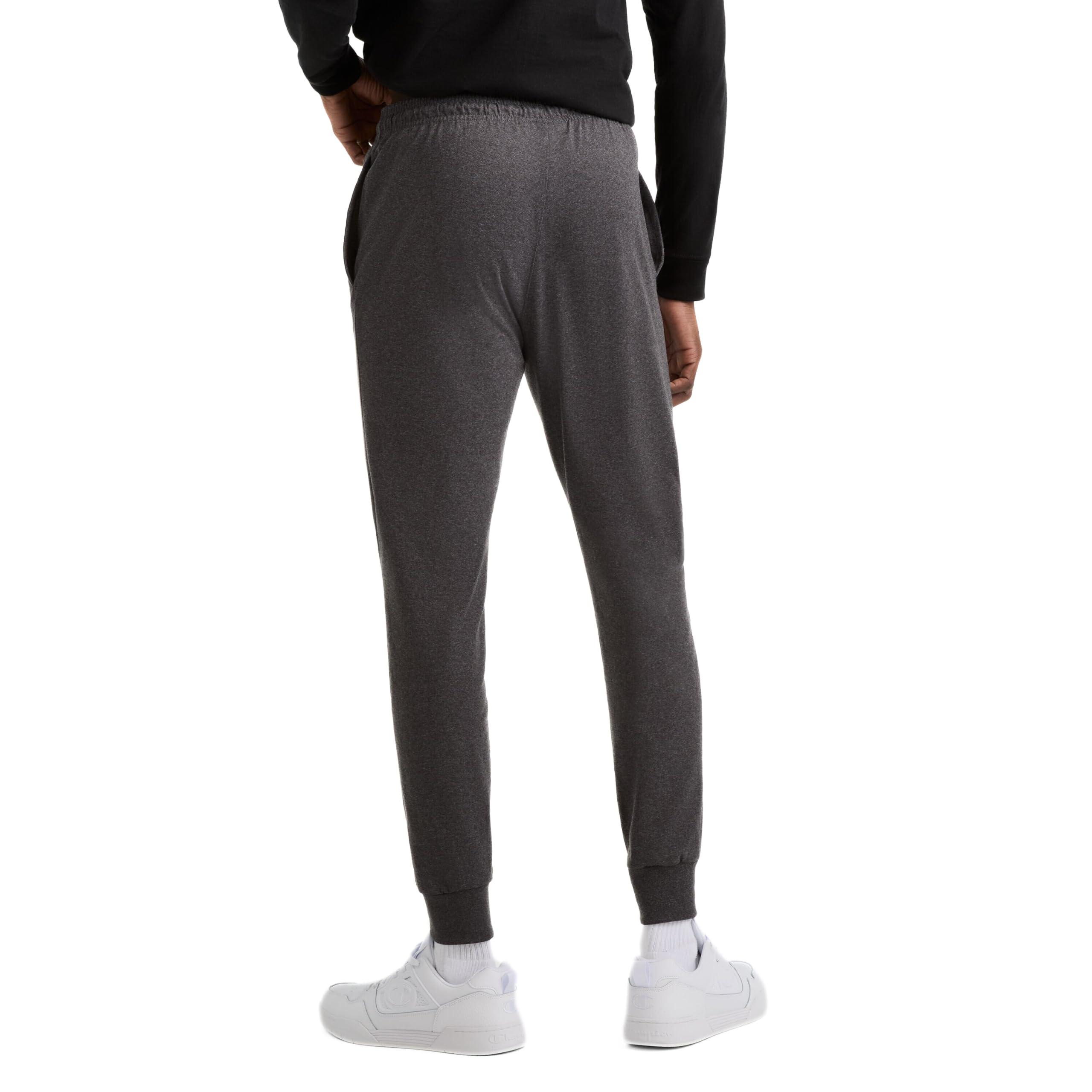 Champion Men's Joggers, Everyday Cotton, Lightweight Lounge Knit Pants for Men, 31" - Image 2