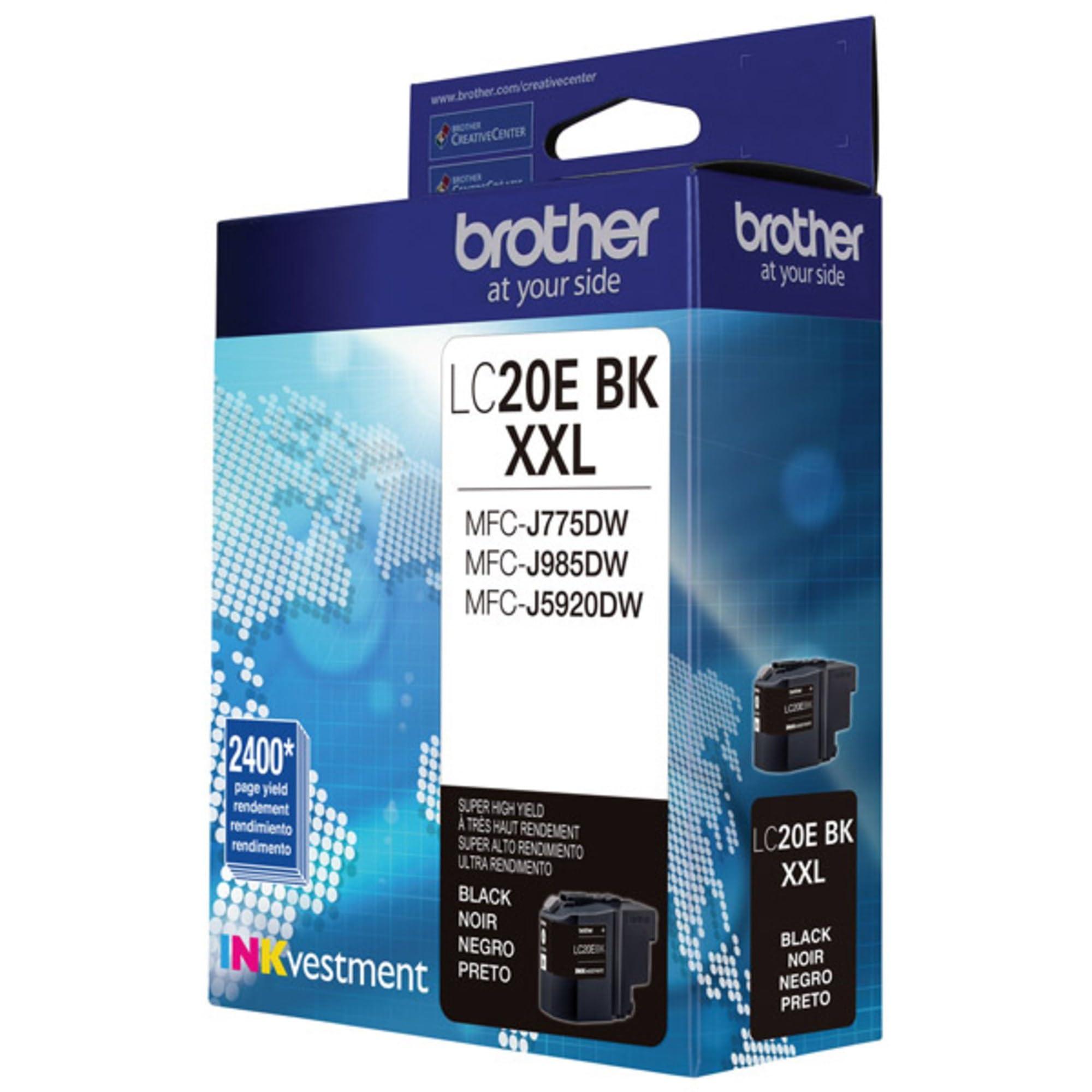 Brother LC20EBK Super High Yield Black Ink Cartridge - Image 5