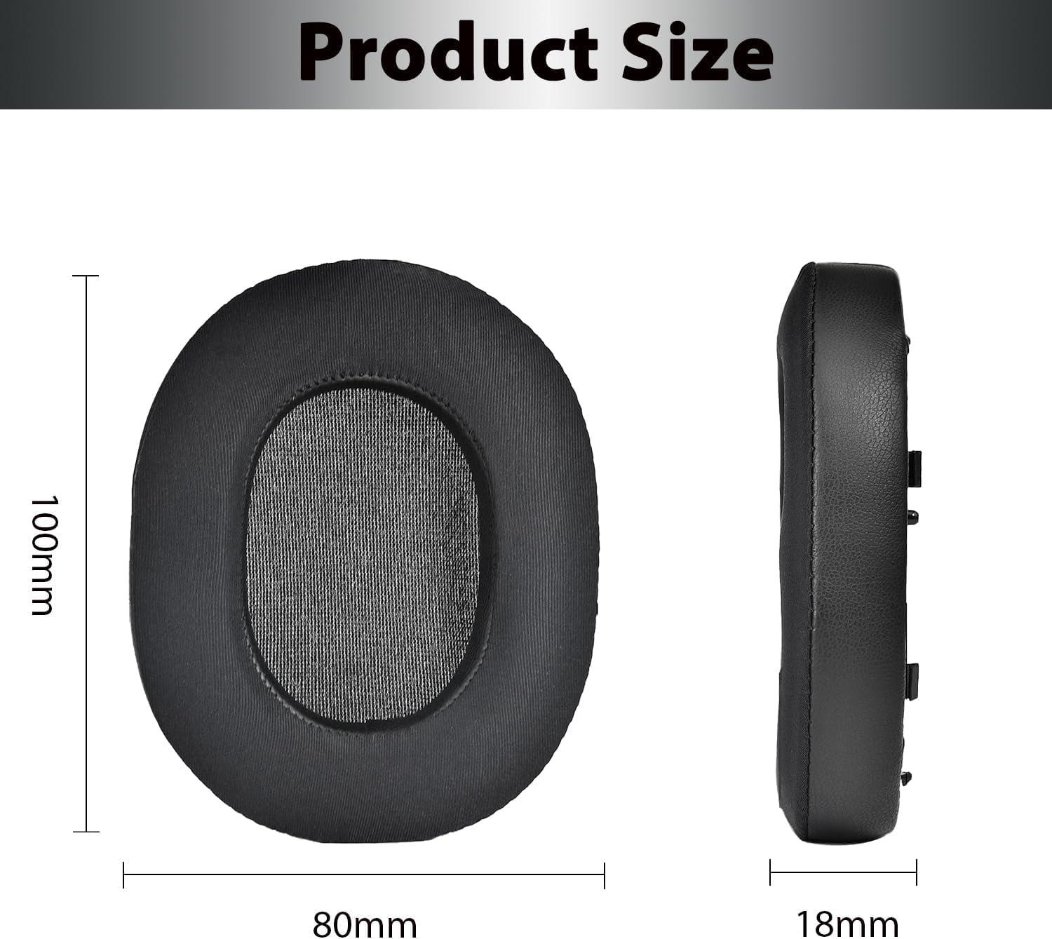 Adhiper XM5 Replacement Ear Pads Cushions for Sony WH-1000XM5(WH1000XM5) Noise Canceling Headphones, Upgraded Cooling Gel Earpads with Soft Memory Foam, XM5 Earpads Replacement(Black) - Image 4