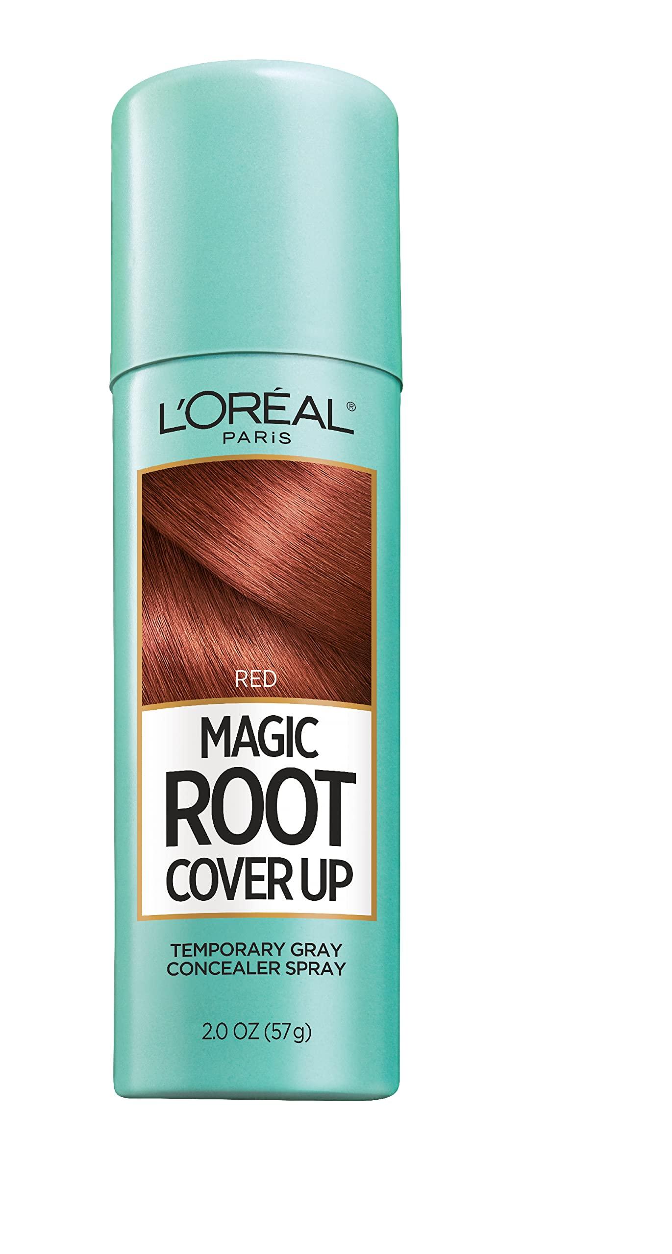 L'Oreal Paris Magic Root Cover Up Gray Concealer Spray for Hair - Red, 2 oz Bundle - Image 2