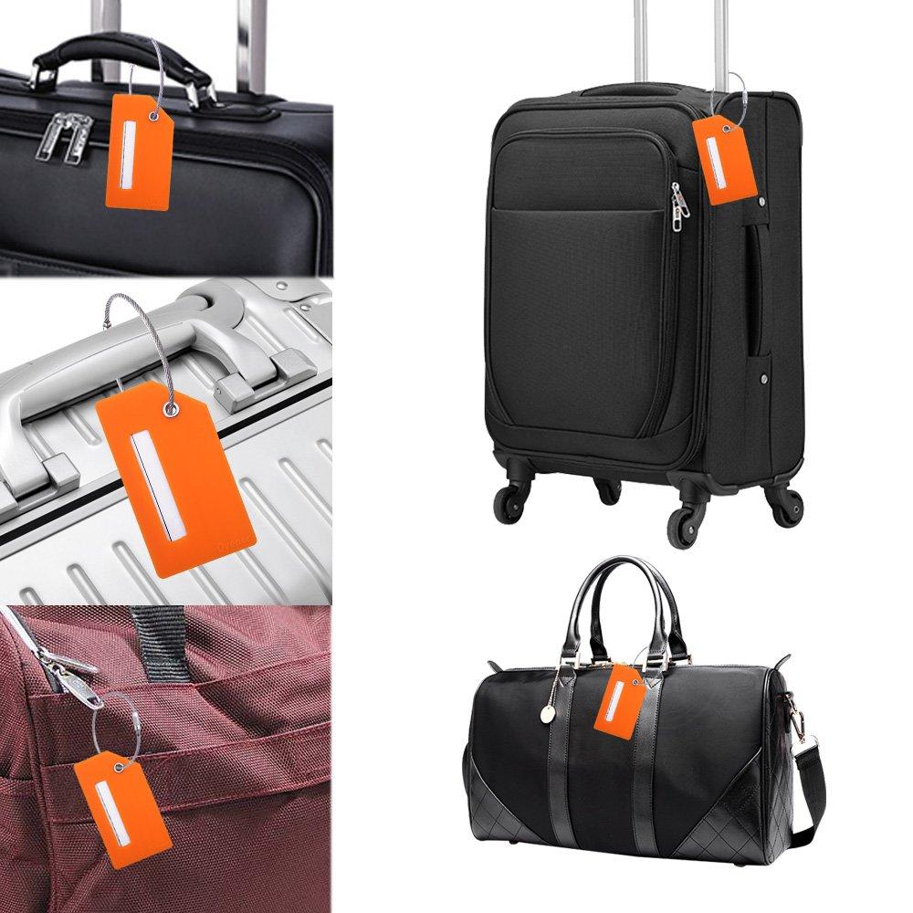 Silicone Luggage Tag with Name ID Card Perfect to Quickly Spot Luggage Suitcase - Image 6