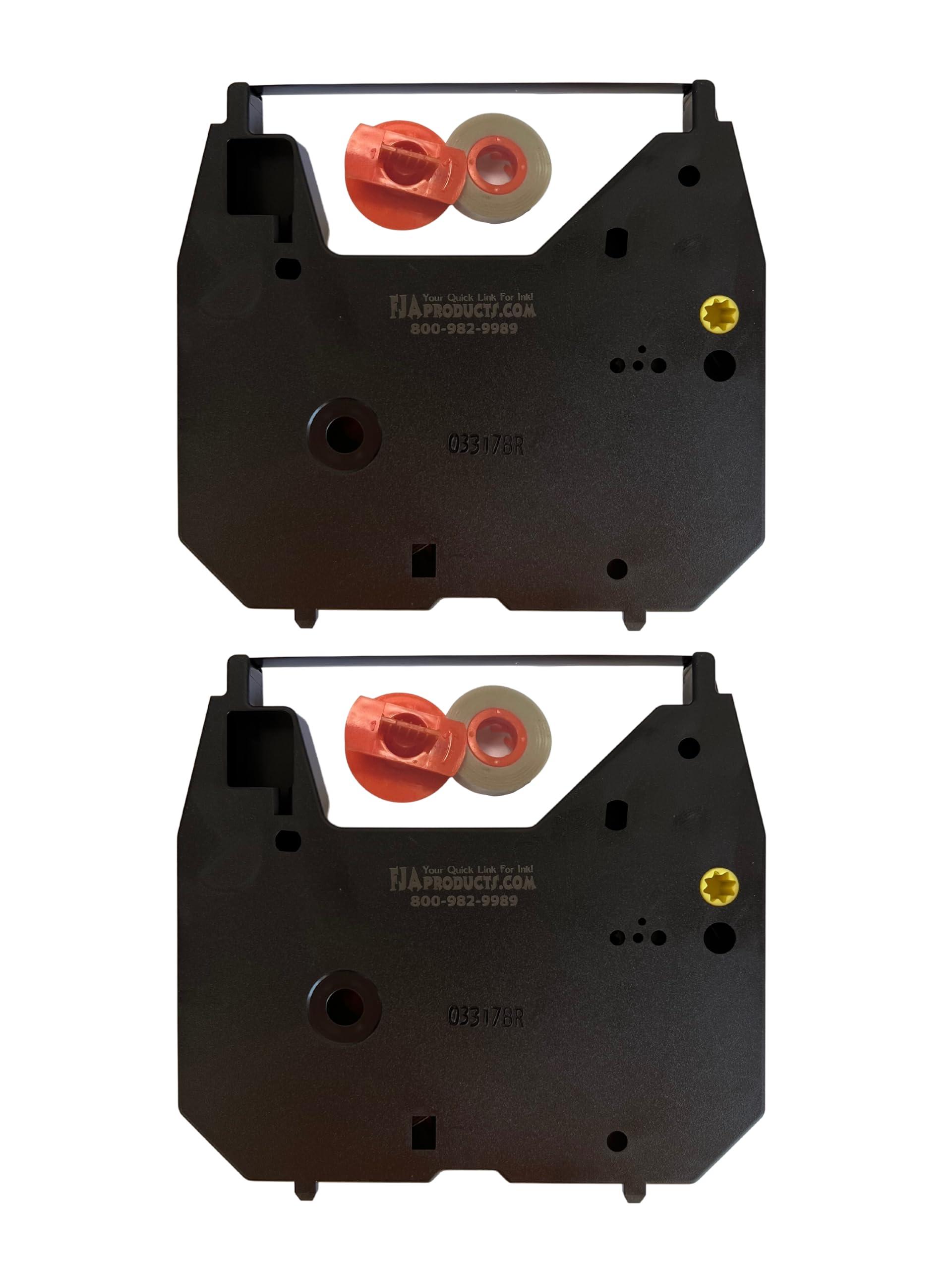 FJA Products Compatible Typewriter Ribbons & Correction Tape Spools for Brother AX10, AX15, SX4000, GX6750 Typewriters. Includes 2 Black Typewriter Cassettes and 2 Lift Off Correction Spools - Image 2