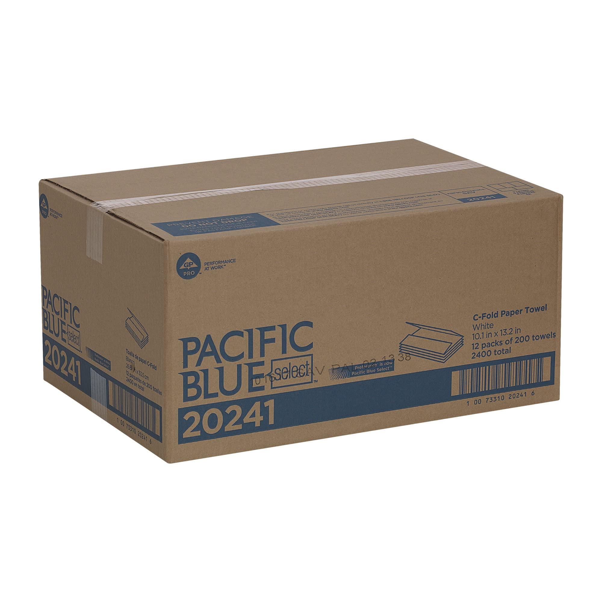 Georgia-Pacific Blue Select C-Fold Paper Towels by GP PRO (Georgia-Pacific), White, 20241, 200 Towels Per Pack, 12 Packs Per Case (2400 Total), 10.10'' x 13.20 - Image 5