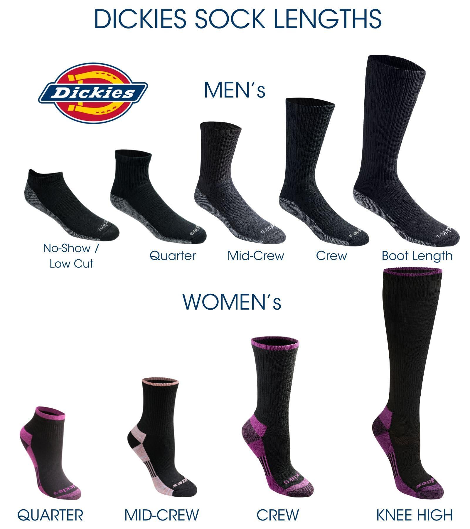 Dickies Men's Dri-tech Moisture Control Quarter Socks, Available in M-XXL (6, 12, 18 Pairs) - Image 3
