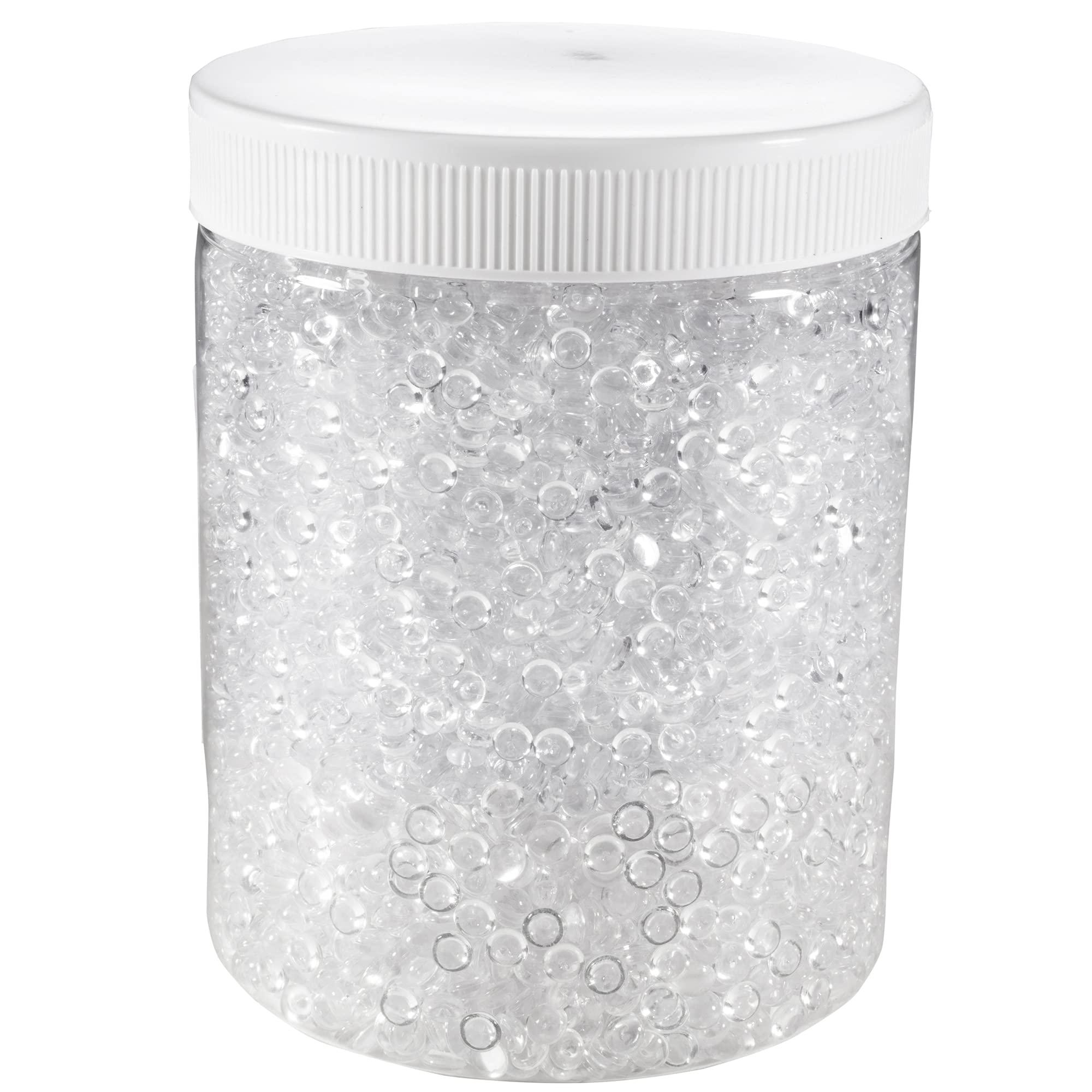 IDIY 32 oz Vase Fillers (2 Pound Clear Flat Plastic Bead Drops) -Quarter Inch 1/4" -Perfect Event Decorations, Table Scatters, Slime ad Ins, Baby Shower, DIY Craft Art Project - Image 7