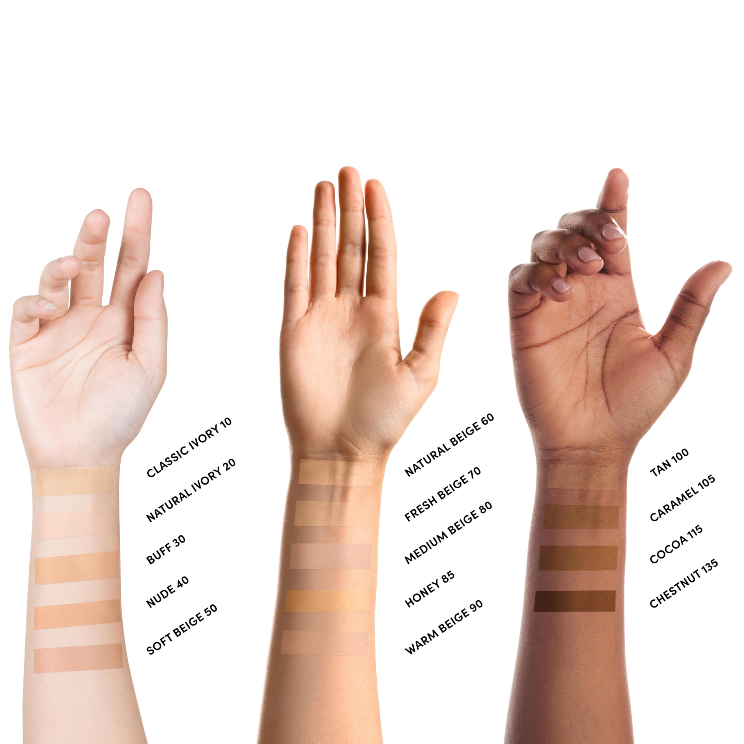 Neutrogena Healthy Skin Liquid Makeup Foundation with Broad Spectrum SPF 20 Sunscreen, Medium Coverage Foundation with Nourishing Pro-Vitamin B5, Buff 30, 1 fl. oz - Image 5