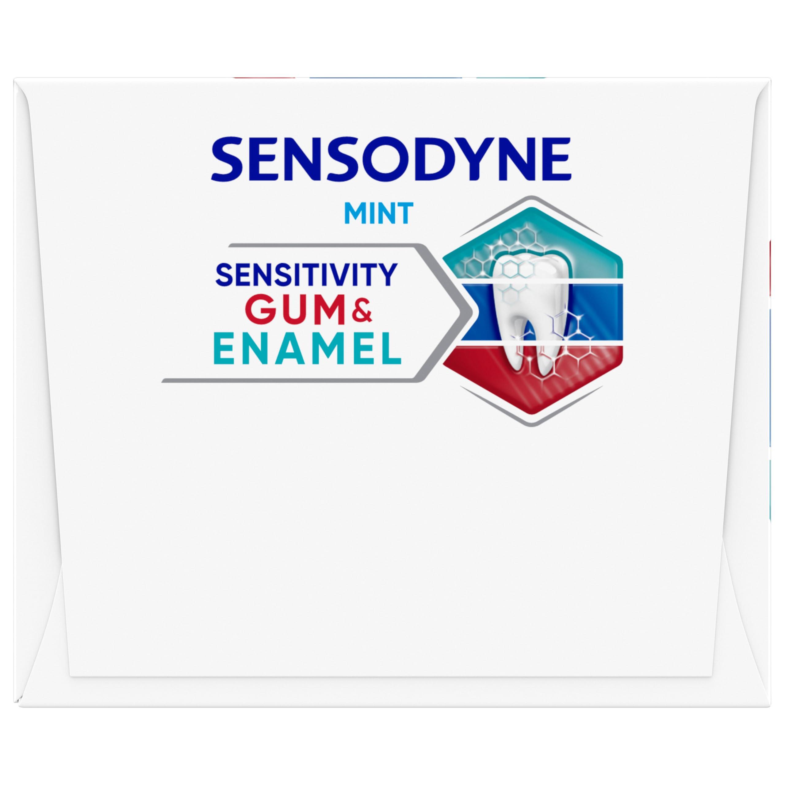 Sensodyne Toothpaste Sensitivity Gum and Enamel, Triple Protection, Refreshing Fluoride Toothpaste, Mint Flavor - 3.4 Ounces x 3 - Image 14
