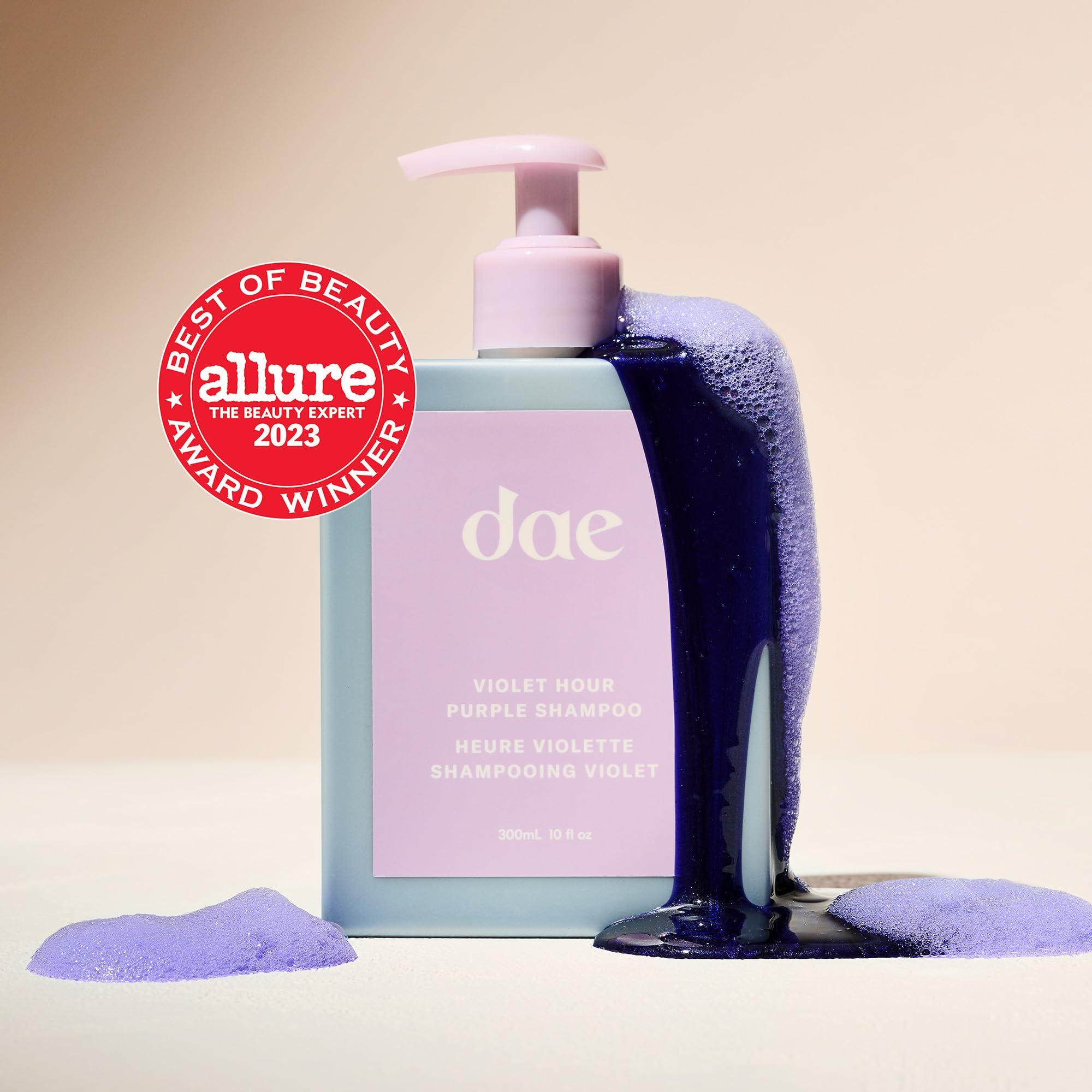 DAE Hair Violet Hour Purple Shampoo - Fights Brasiness, Enhances Color, & Repairs Damage (10 oz) - Image 2