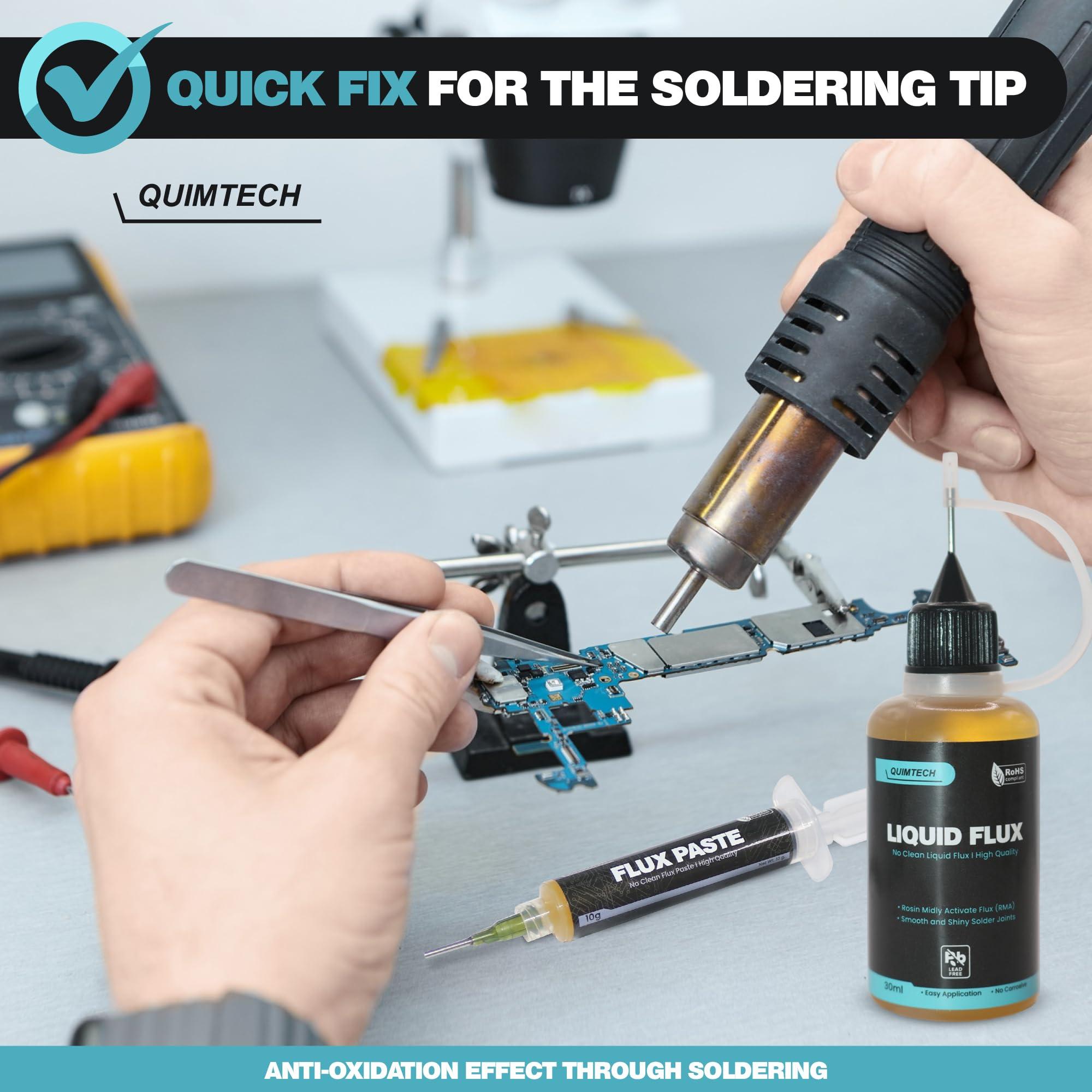 Liquid Solder Flux Dropper (30 ml/1 Oz.) I RMA Liquid Solder Flux I Soldering Flux I Electrical Solder I No Clean Liquid Flux I Rosin Flux I Soldering Flux for Electronics I Lead Free Liquid Solder I - Image 7