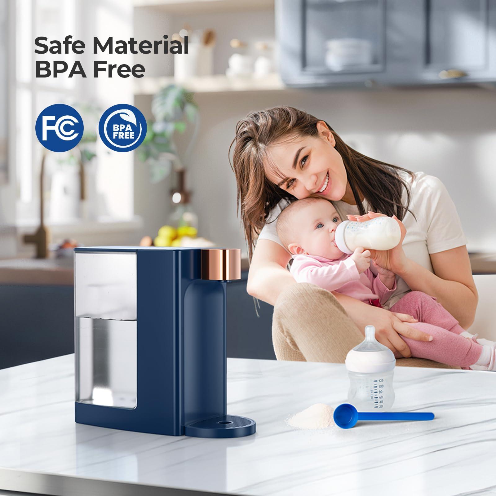 Northmas Electric Kettles, D20 Instant Hot Water Dispenser for Quick Heating & Dispense, Adjustable 5 Temperatures & 4 Water Volume Dispense, Removable 100 Ounce 3L Water Tank Capacity, BPA Free, Blue - Image 6