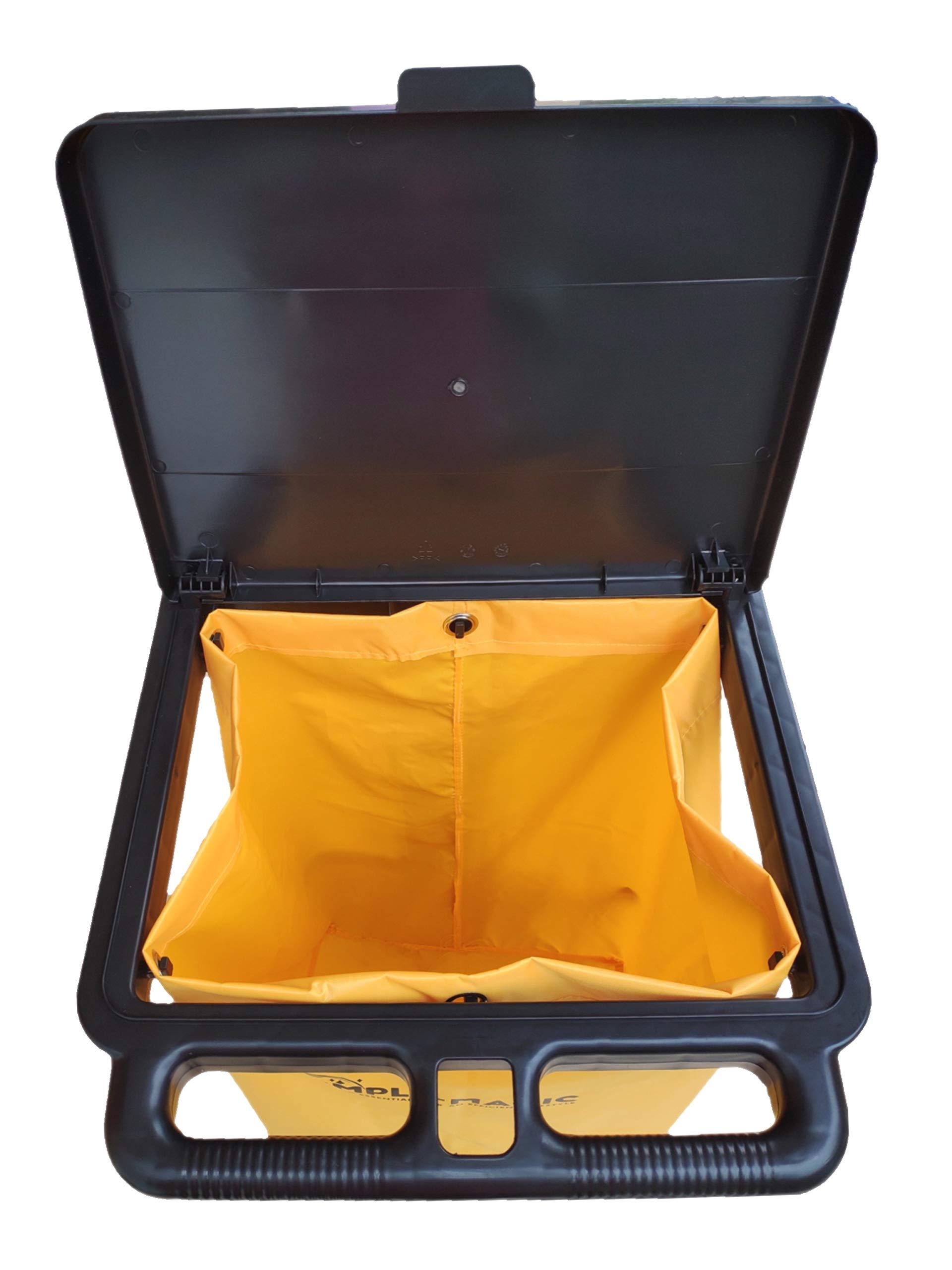 Simpli-Magic 79191 Janitorial Cart, Commercial, Black - Image 5