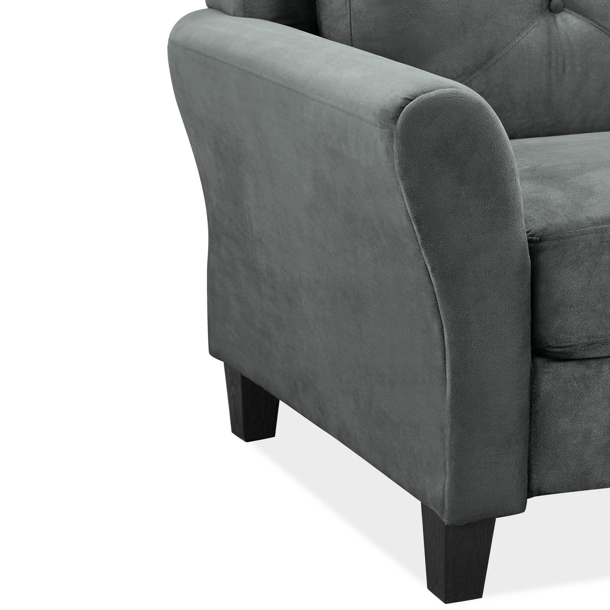 Lifestyle Solutions Harrington Sofa in Grey, Dark Grey - Image 4