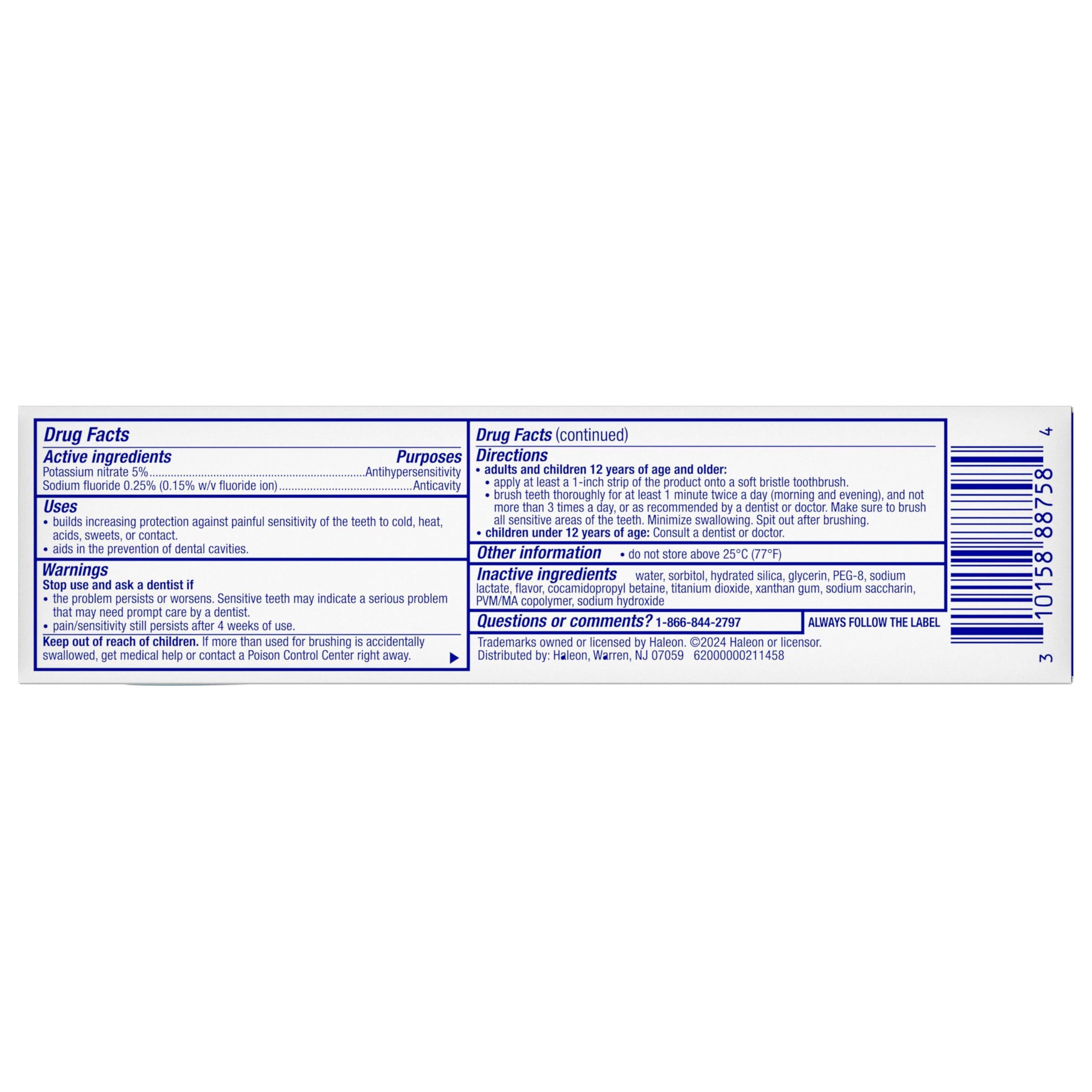 Sensodyne Pronamel Intensive Enamel Repair Toothpaste for Sensitive Teeth, to Reharden and Strengthen Enamel, Extra Fresh - 3.4 Ounces - Image 8