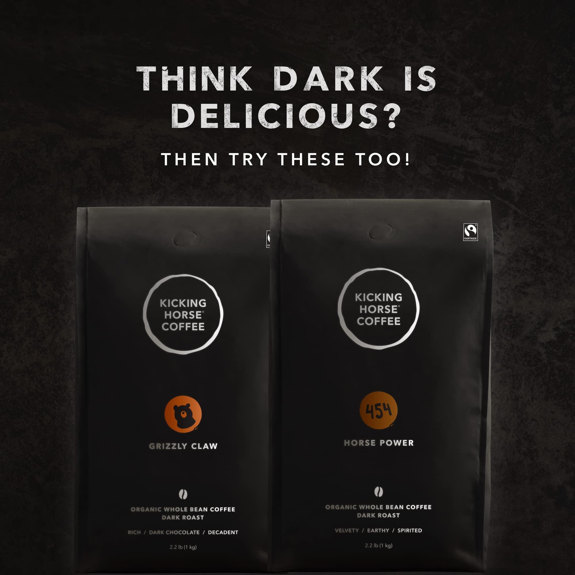 Kicking Horse Coffee Kick Ass, Dark Roast, Whole Bean, Certified Organic, Fairtrade, Kosher, Black, 1 Kg, Pack of 6 - Image 7