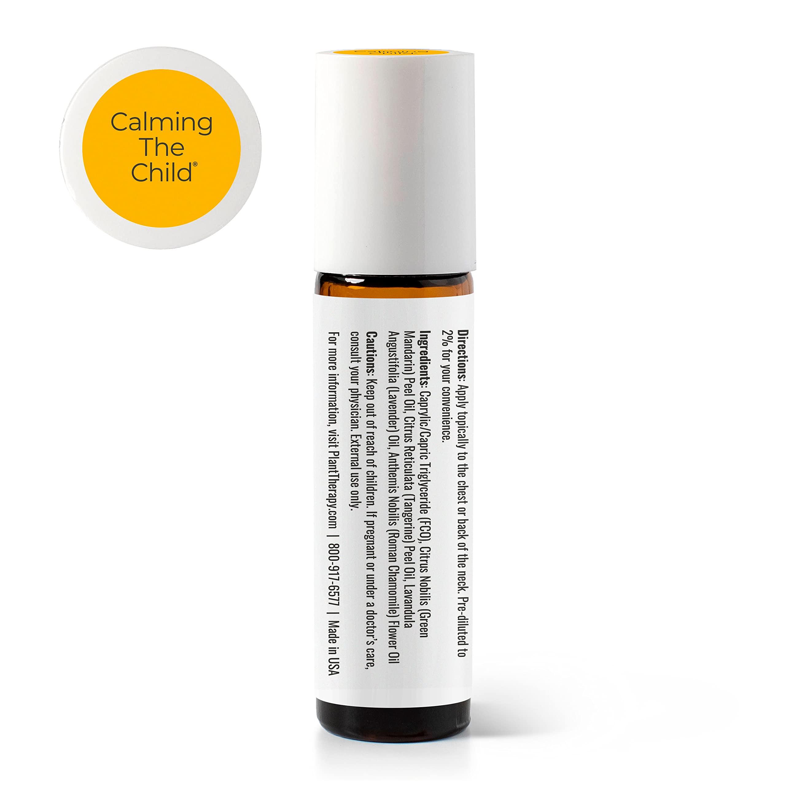Plant Therapy KidSafe Calming The Child Essential Oil Blend 10 mL (1/3 oz) Relaxation and Soothing Blend, Tangerine, Lavender, & Roman Chamomile Essential Oils, Pure, KidSafe Pre-Diluted Roll-On - Image 7