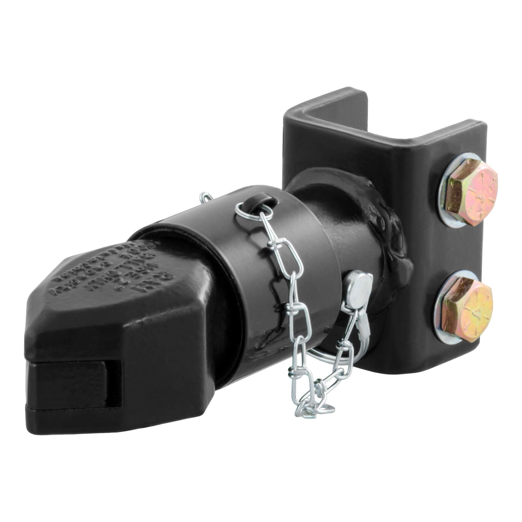 CURT 25319 Channel-Mount Adjustable Trailer Coupler, 2-Inch Hitch Ball, 7,000 lbs