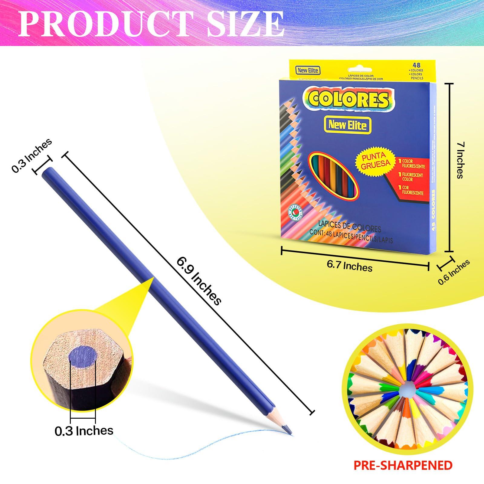 SRISE Colored Pencils for Adult Coloring Books, 48 Colored Pencil Set for Artist Sketching Drawing Pencils ＆ Supplies, Pre-sharpened Coloring Pencils Set for Beginners, Art Supplies for Drawing - Image 3