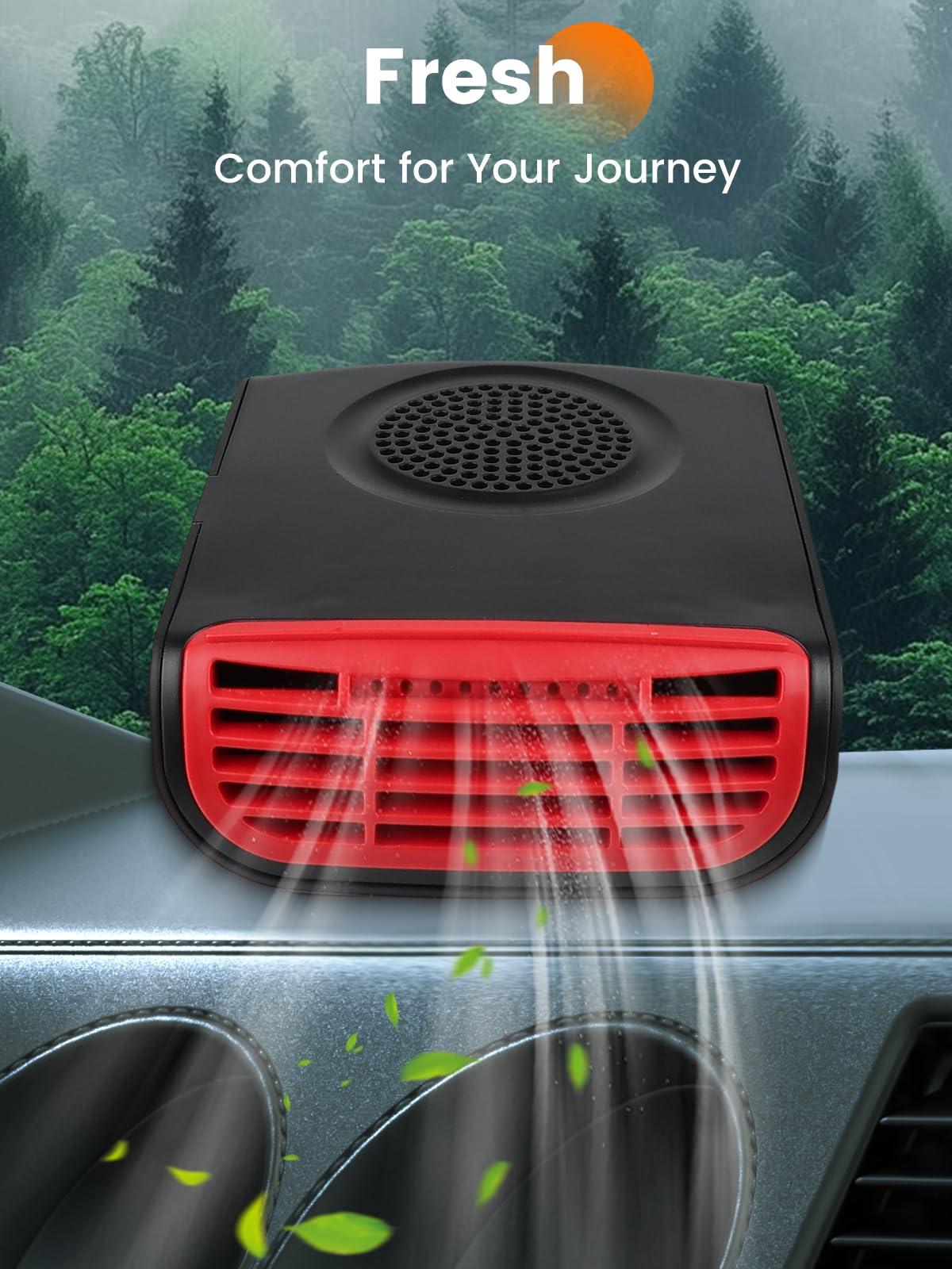 Portable Car Heater For Vehicle 12V: That Plugs Into Cigarette Lighter Window Windshield Defroster Calefacción Portátil Calentón Calentador Para Carro Utv Truck 12 Volt Cab Space Warmer In Winter - Image 6