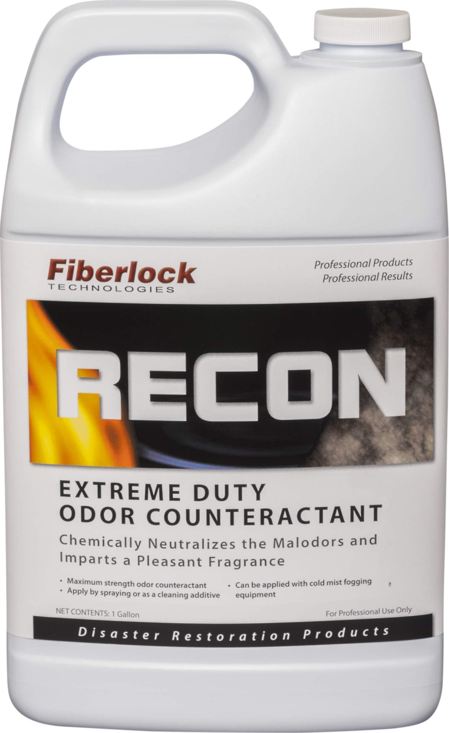 RECON Extreme Duty Odor Counteractant, 1 Gallon, Chemically Neutralizes the Source of Malodors from Fire, Water or Smoke Damage, Use as Deodorant Booster for Carpet Cleaners