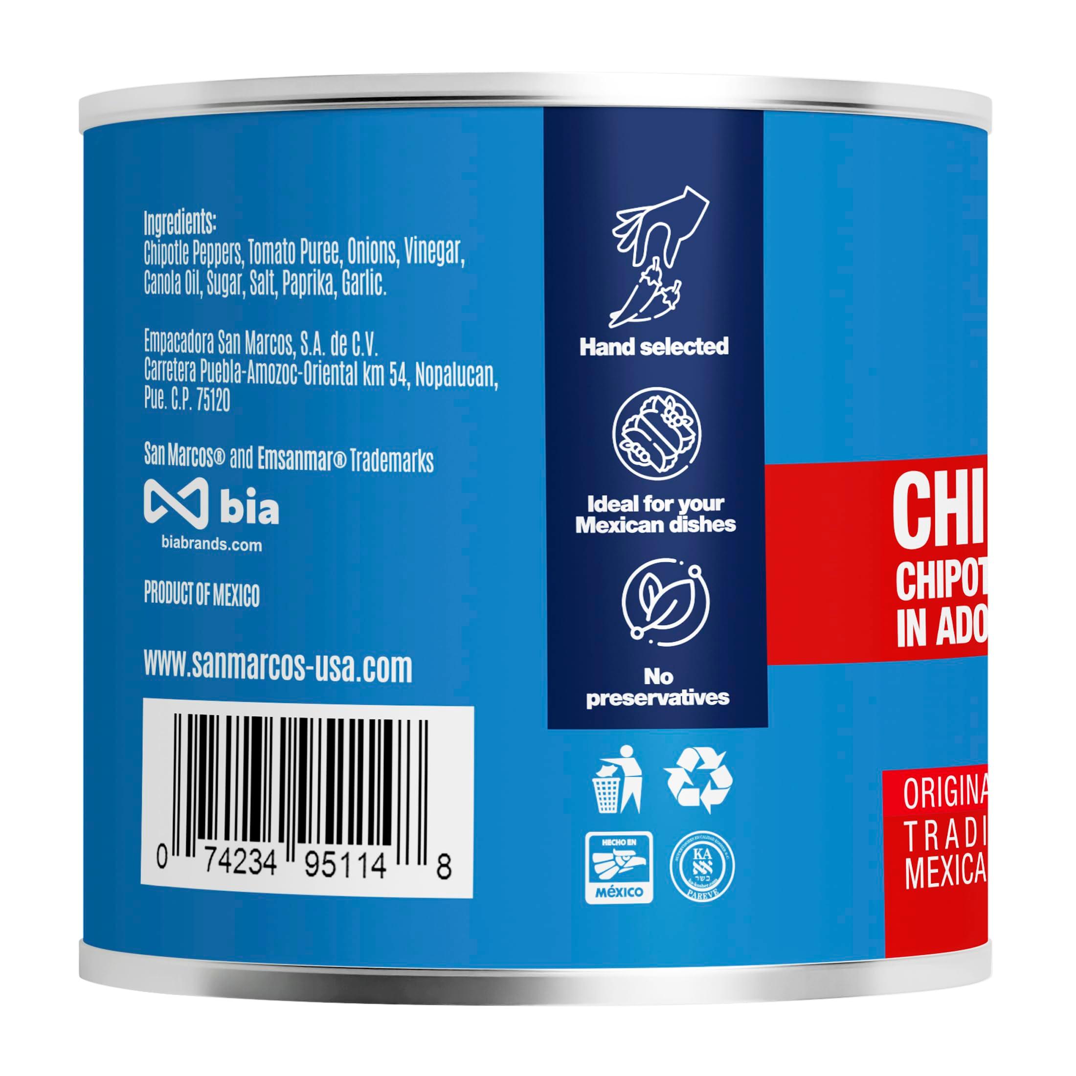 San Marcos, Chilpotle In Adobo Sauce, 7.5 Ounce - Image 5
