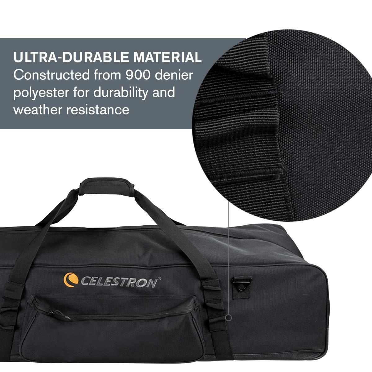 Celestron 94025 40” Full Kit Telescope Bag – Storage & Carry Case for Telescope, Mount, Tripod and Accessories with Configurable Padded Internal Walls and Bonus Accessory Bag, Black - Image 3