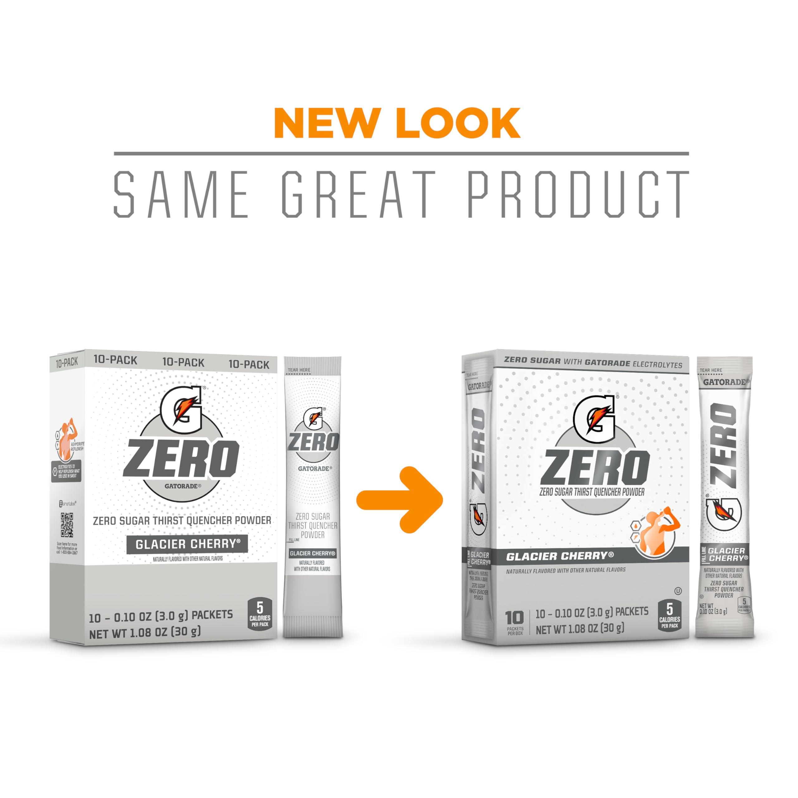 Gatorade G Zero Powder, Glacier Cherry , 10 Count (Pack of 12) - Image 3