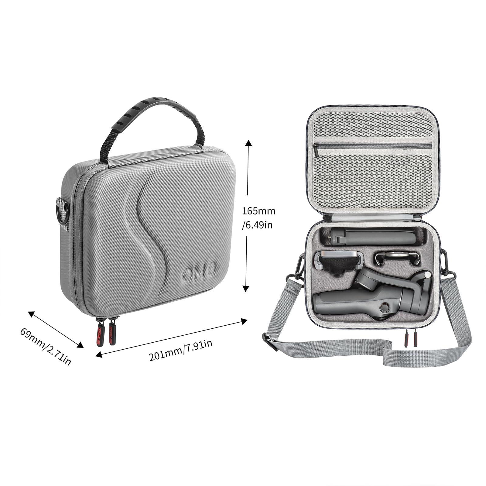 ZestylHome Osmo Mobile 6 Case, Waterproof Portable Storage Bag for DJI Osmo Mobile 6 with Shoulder Strap for Gimbal Stabilizer, Compatible with Smartphone Accessories - Image 2