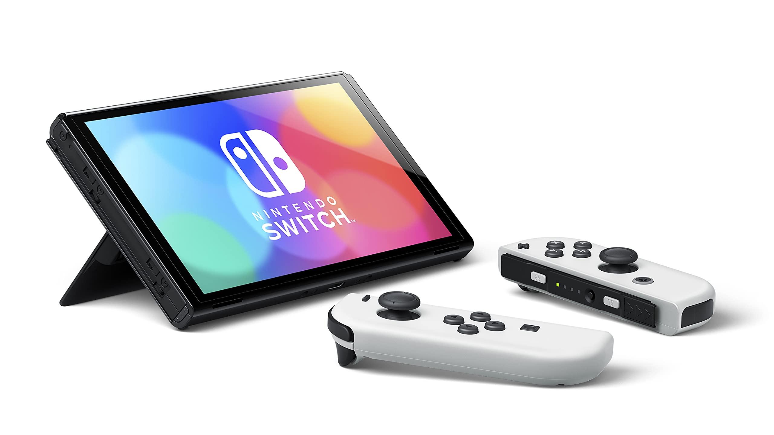 Nintendo Switch – OLED Model w/White Joy-Con - Image 4