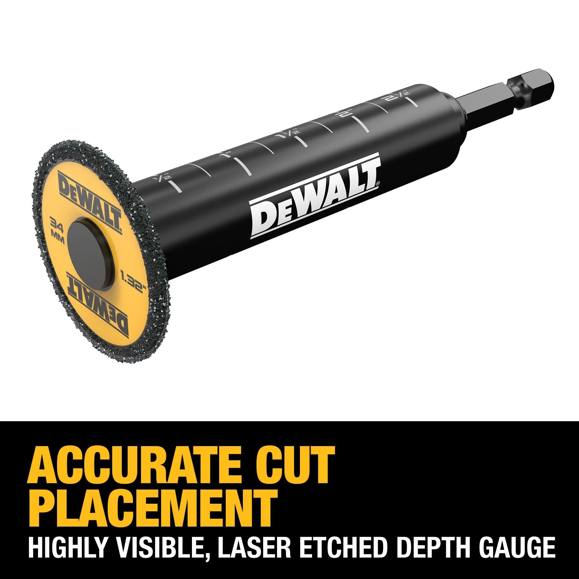 DEWALT Impact Connect Pipe Cutter, PVC Cutter, Diamond Grit Cutting Wheel (DWAIPCIR) - Image 6