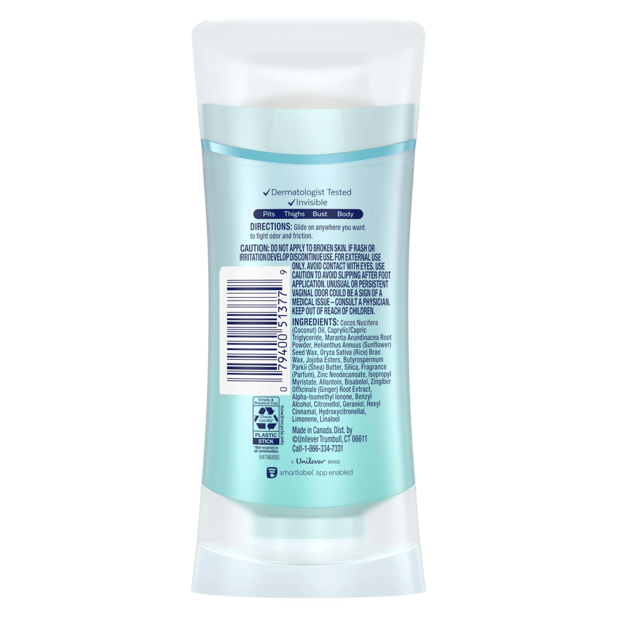 Degree Women Whole Body Deodorant Stick, Fresh Citrus Scent, Glides on Clear + Absorbs Sweat, Aluminum Free 72H Odor Protection 2.6 oz - Image 2