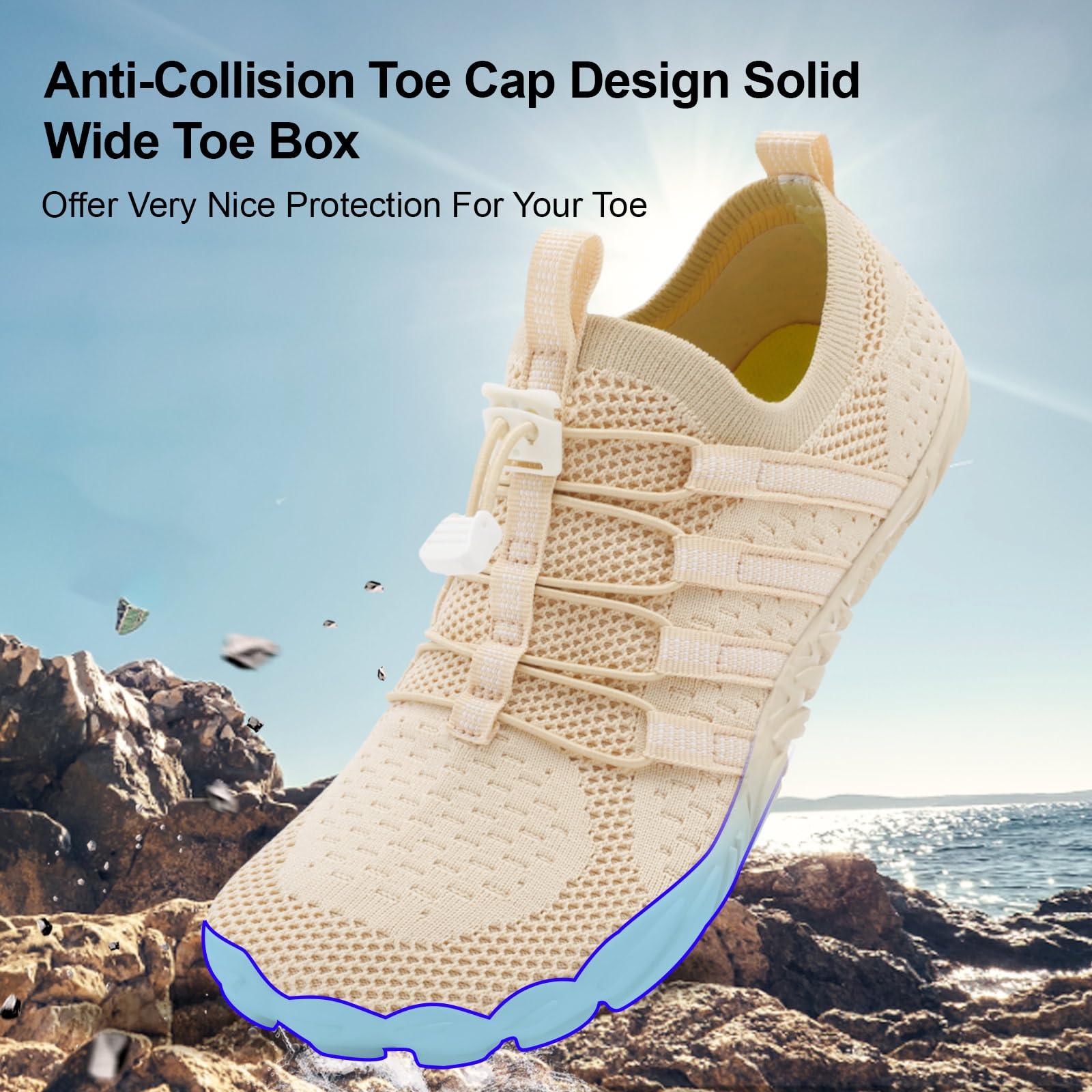 XIHALOOK Athletic Hiking Water Shoes Womens Mens Quick Dry Barefoot for Beach Walking Kayaking Surfing Training - Image 4