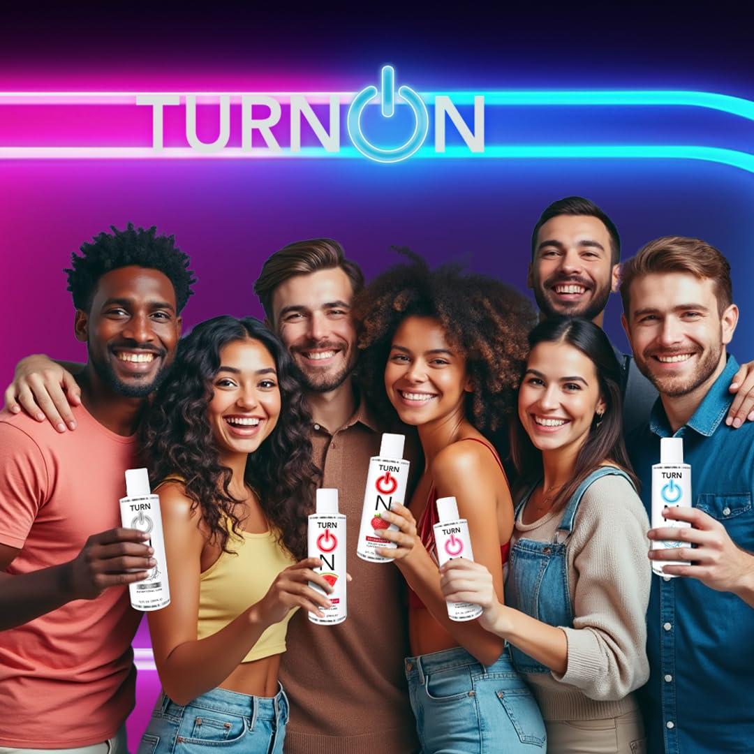 Turn On Watermelon Flavored Water-Based Personal Lubricant | Condom Safe, Sugar-Free Premium Lube for Men, Women, and Couples, 8 fl oz - Image 5