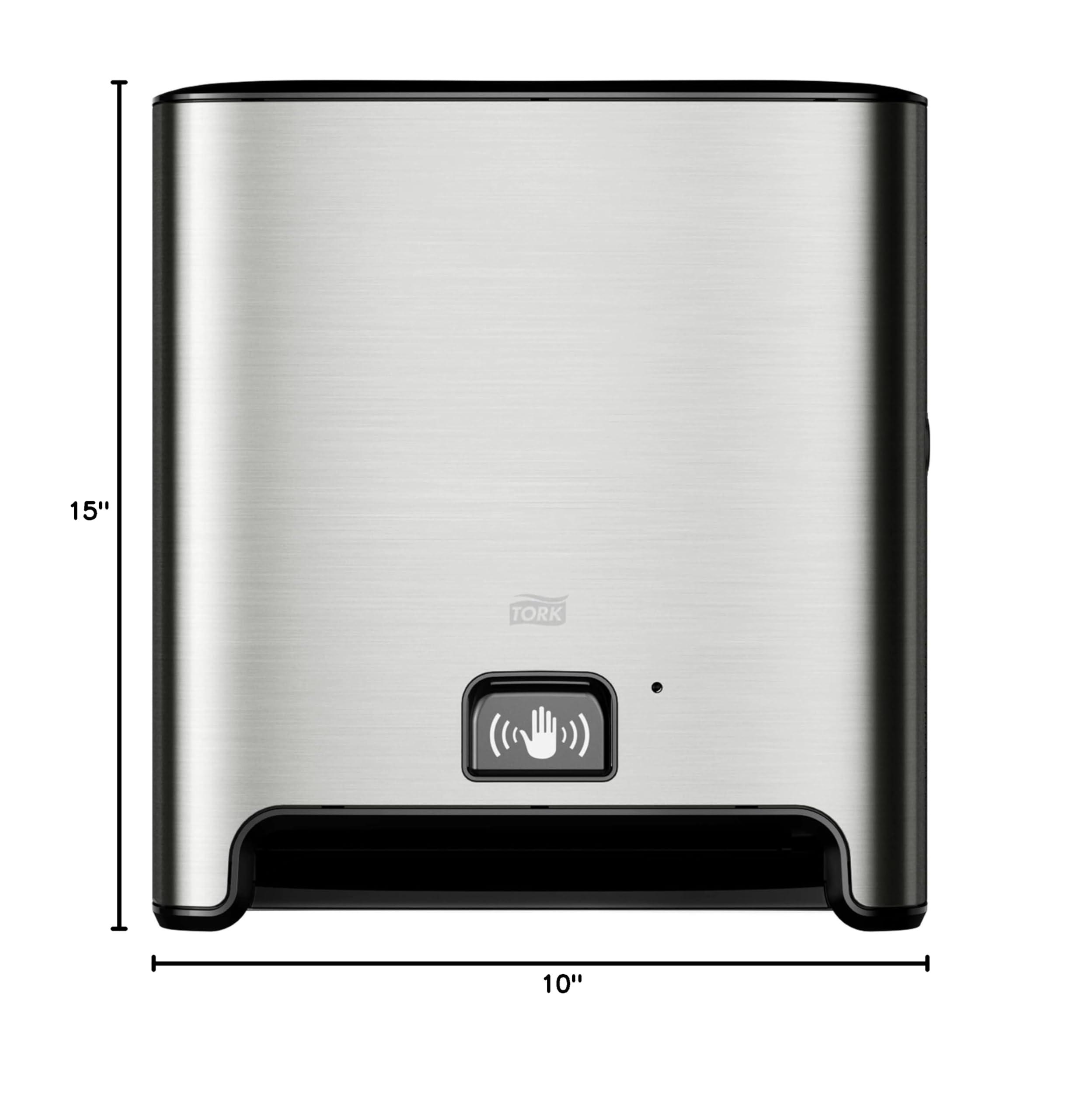 Tork Matic Hand Towel Roll Dispenser with Intuition Sensor, Stainless Steel, Image, H1, One-at-a-Time Dispensing - 461202 - Image 10