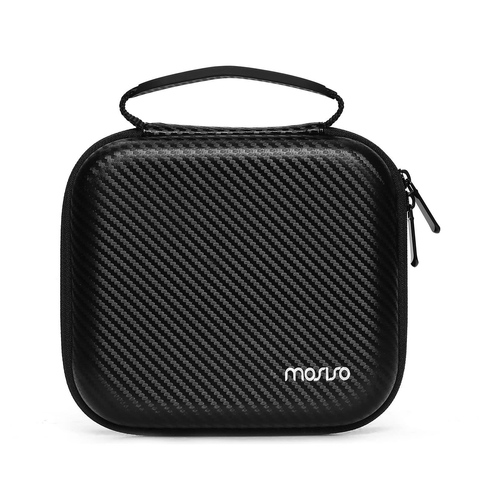 MOSISO Hard Travel Carrying Case Compatible with DJI OM 5 Smartphone Gimbal Stabilizer and Accessories, Portable Waterproof Protective Hard EVA Shell Sleeve Storage Bag with Velvet Interior, Black - Image 8