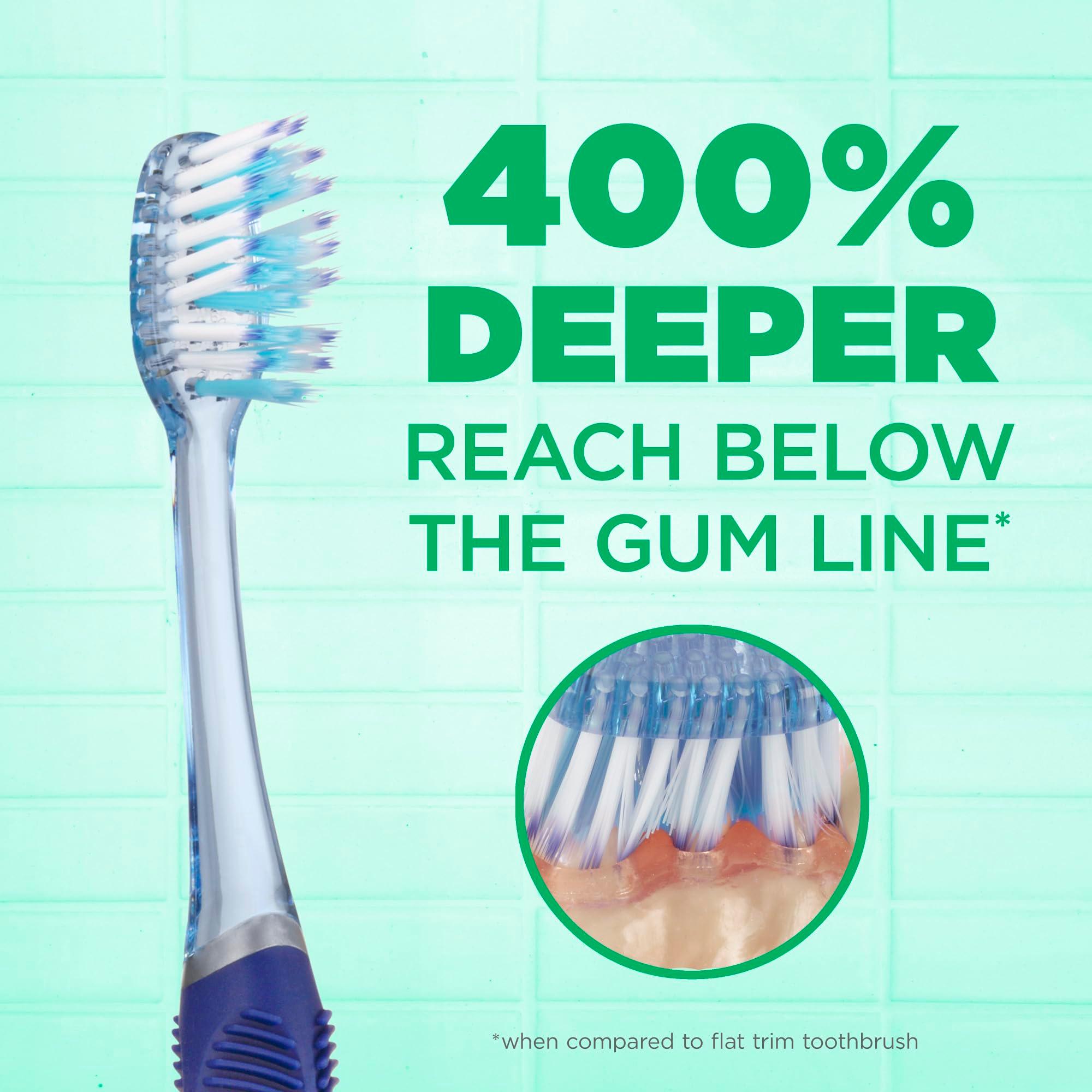 GUM Technique Deep Clean Toothbrush - Compact Soft - Soft Toothbrushes for Adults with Sensitive Gums - Extra Fine Bristles, 1ct (12pk) - Image 4